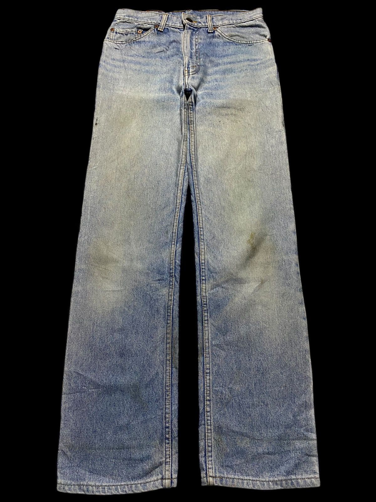 Levi's Vintage Clothing Vintage Levis 505 Blue Fade Wash Distressed Loose Jeans Size US 29 - 1 Thumbnail
