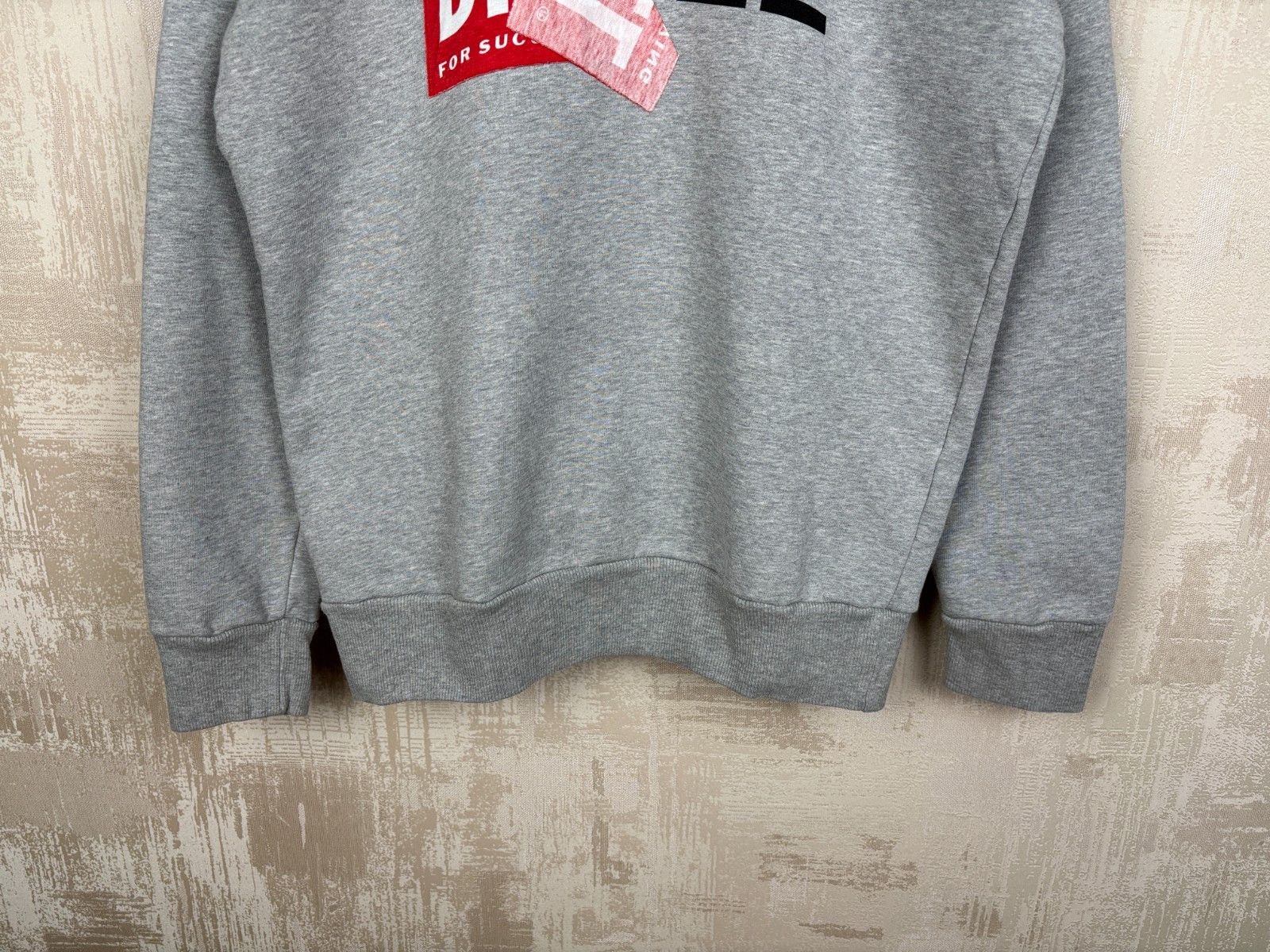 Diesel Diesel Distressed Distorted Logo Hoodie Size US XS / EU 42 / 0 - 4 Thumbnail