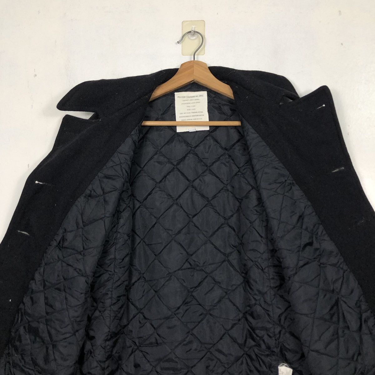 Japanese Brand 📌Vintage Wool Peacoat Usa Double Breast Issey Miyake Size US L / EU 52-54 / 3 - 16 Thumbnail