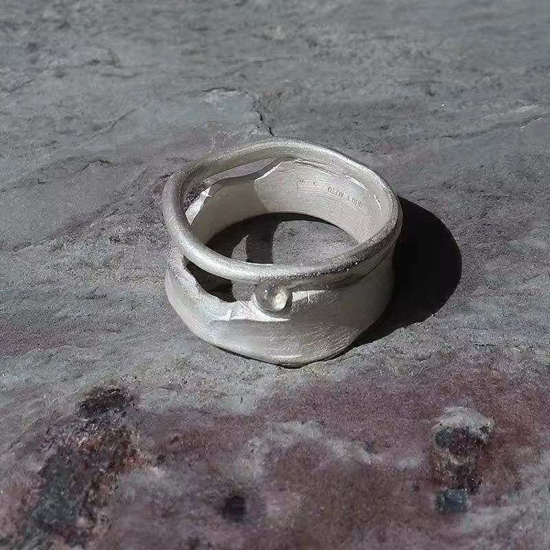 Jewelry Handmade Moonlight Stone Hip hop Punk Ring Size ONE SIZE - 2 Thumbnail