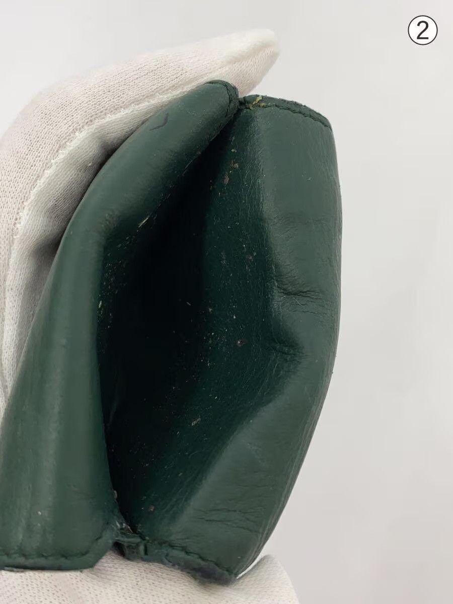 Balenciaga Balenciaga Leather Bi-Fold Wallet Green Size ONE SIZE - 6 Thumbnail