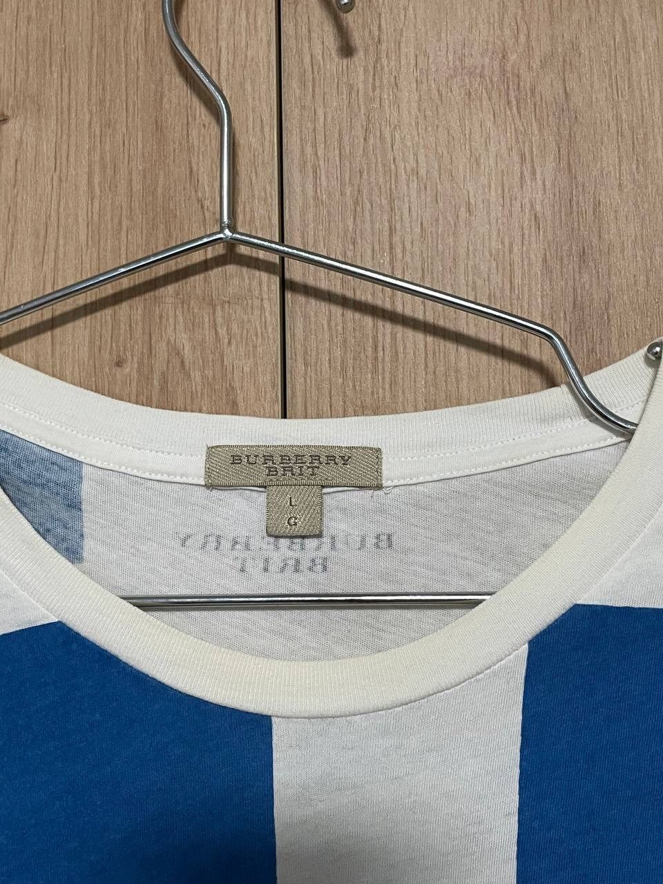 Burberry Burberry Brit FULL CELL Rare Overprint Tee L Size Size US L / EU 52-54 / 3 - 5 Thumbnail