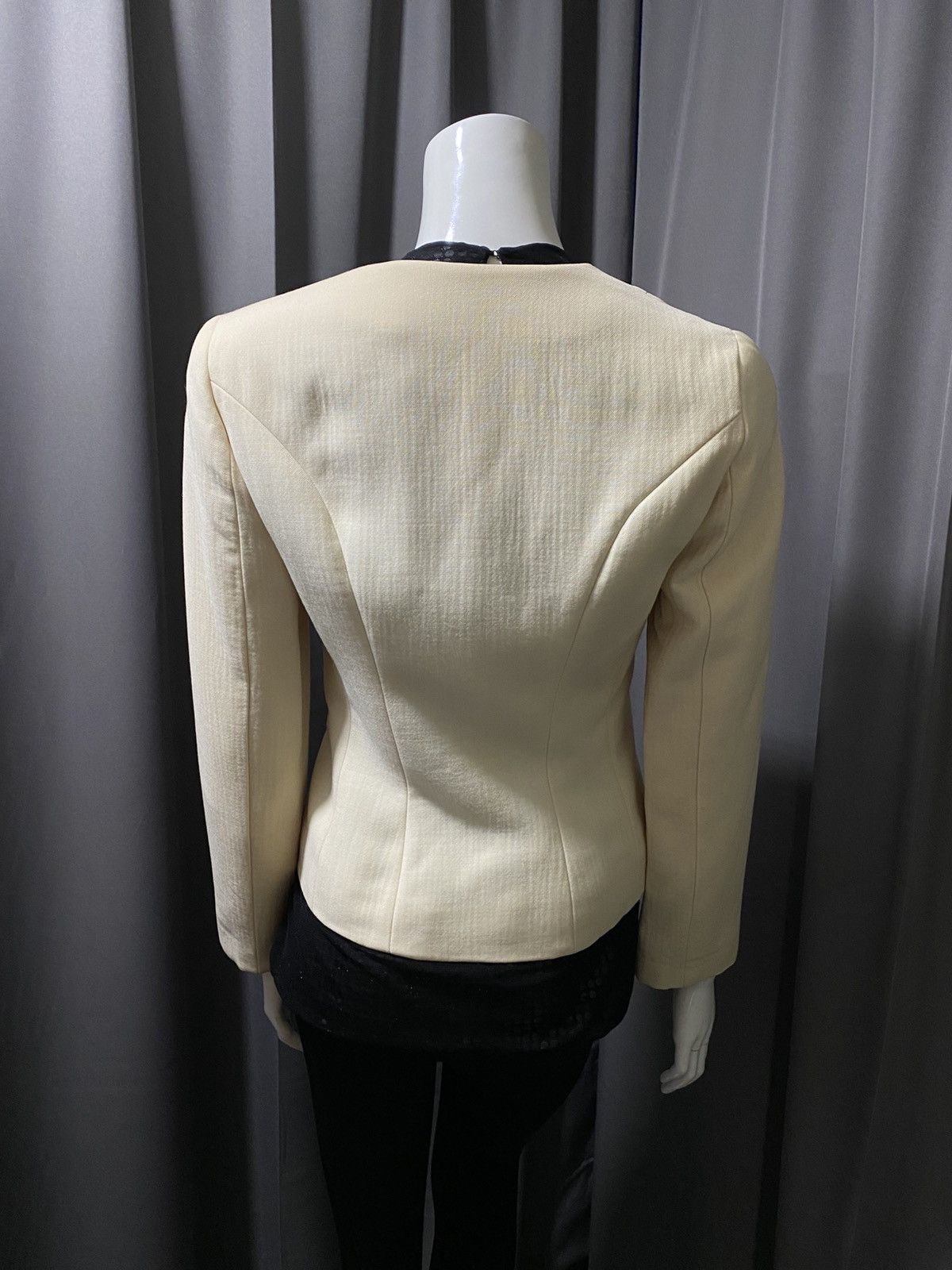 Balenciaga A/W 1992 Archive Balenciaga Ledix Rectangle Neck Jacket Size S / US 4 / IT 40 - 5 Thumbnail