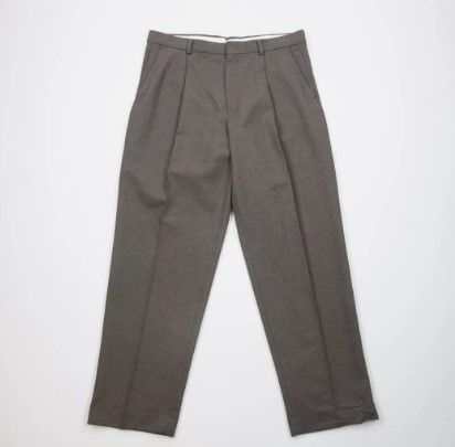 Vintage Vintage 90s Streetwear Wide Leg Chino Pants Brown USA Size US 34 / EU 50 - 1 Thumbnail