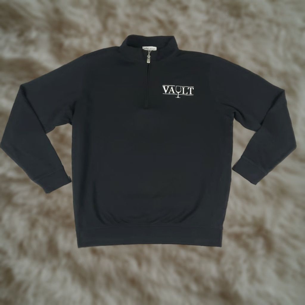 Peter Millar VINTAGE Peter Millar Sweater Pullover Men's Size Large 1/4 Zip Black Knit Casual Formal Golf Size US L / EU 52-54 / 3 - 1 Thumbnail