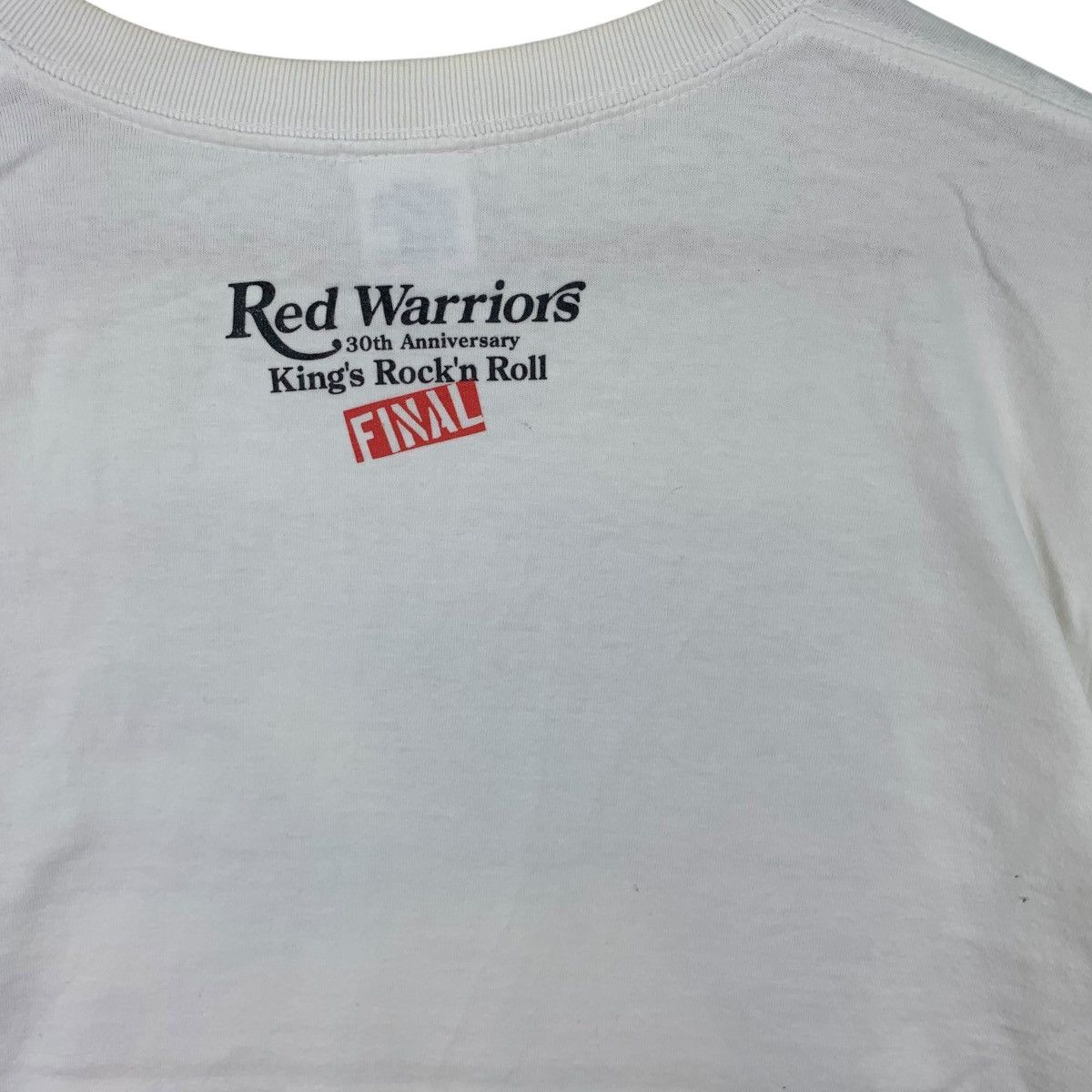Vintage RED WARRIORS KINGS Rock & Roll 30th Anniversary Tee Shirt Size US M / EU 48-50 / 2 - 6 Thumbnail