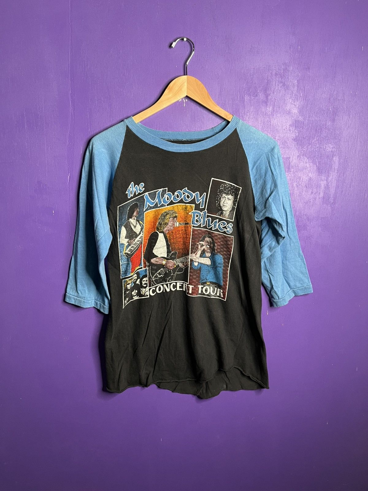 Band Tees × Vintage Vintage 70s/80s Moody blues concert tour t-shirt Size US M / EU 48-50 / 2 - 1 Thumbnail