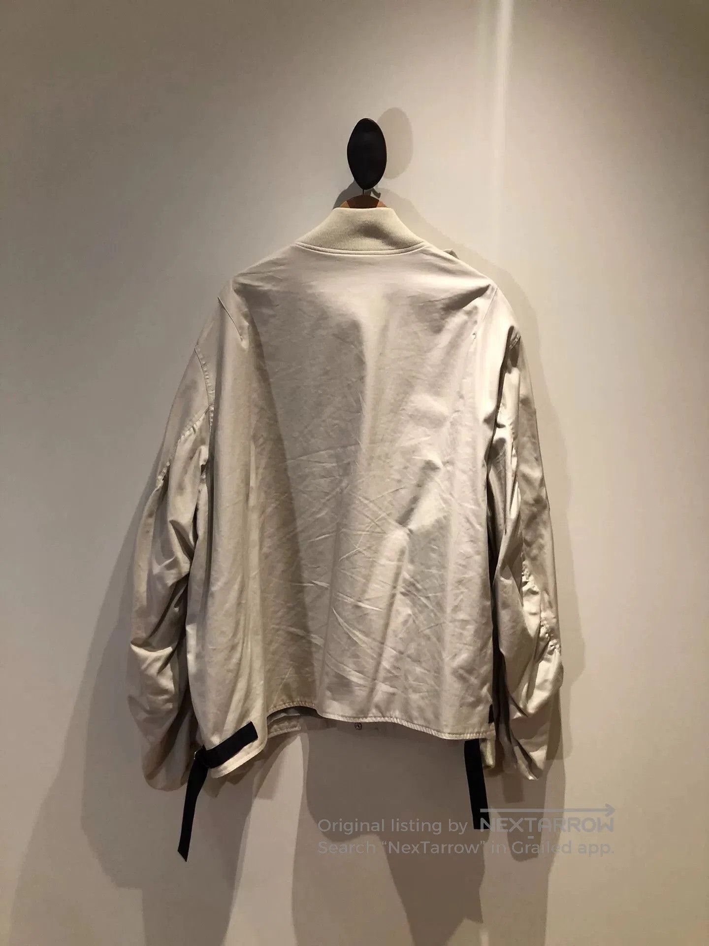 Japanese Brand Ryo Takashima Beige Flight Jacket. Size US M / EU 48-50 / 2 - 2 Thumbnail