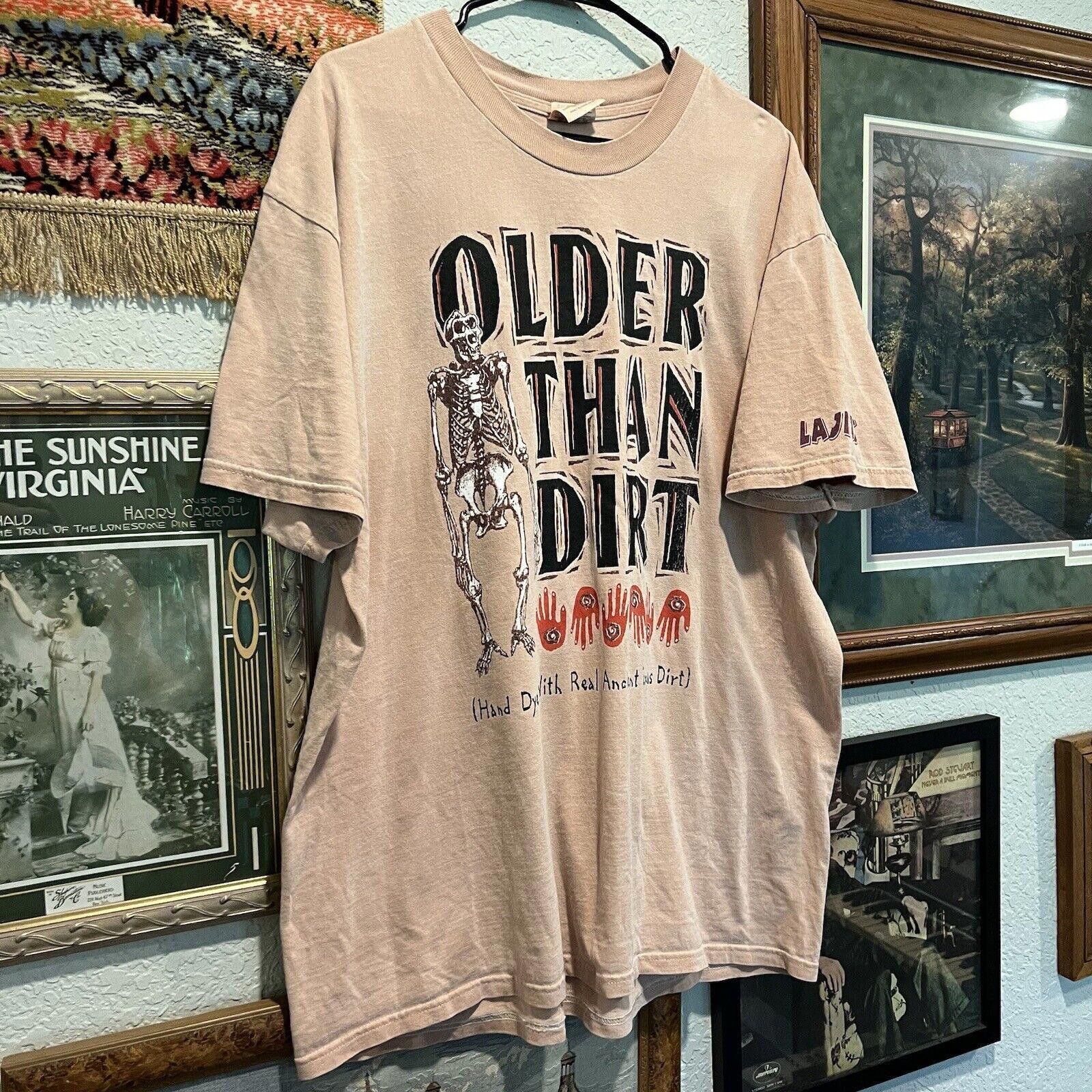 Designer Vintage 90’s Older Than Dirt Texas Skeleton Shirt Size XL Size US XL / EU 56 / 4 - 3 Thumbnail