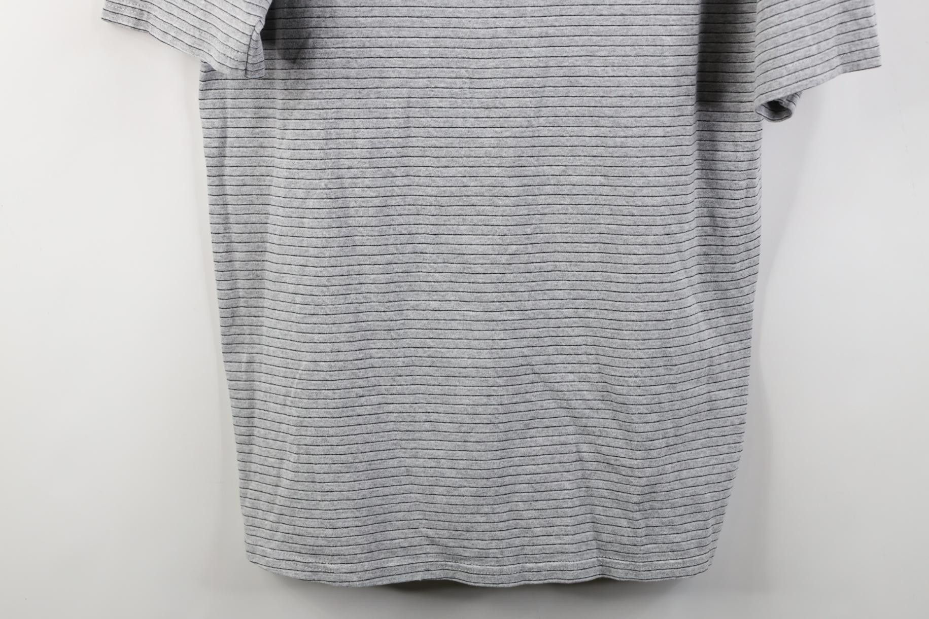 Vintage Vintage 90s Streetwear Striped Short Sleeve T-Shirt Gray Size US M / EU 48-50 / 2 - 3 Thumbnail