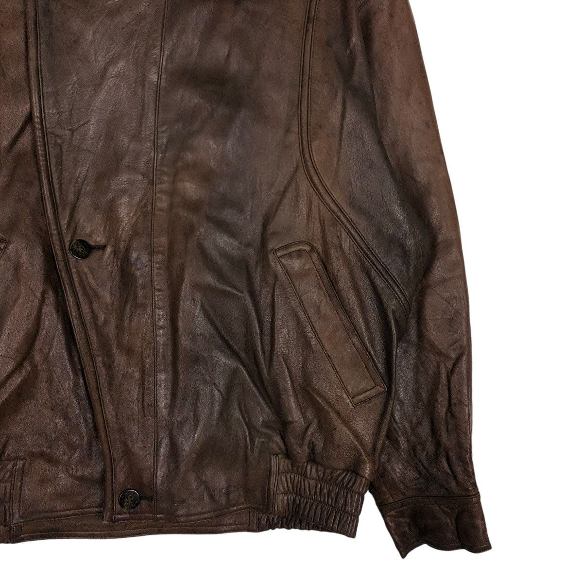 Lancel 🔥VINTAGE BIKER LEATHER JACKET LANCEL PARIS Size US M / EU 48-50 / 2 - 6 Thumbnail