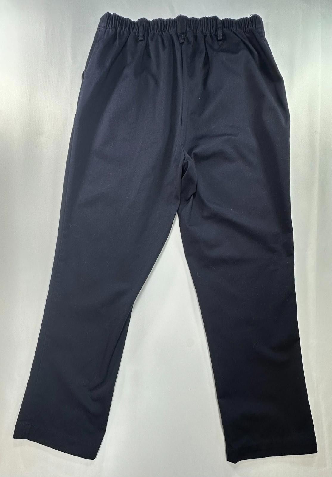 Lands' End Lands End Elastic High Rise Straight Chinos Blue Womens 10P Size 32" / US 10 / IT 46 - 2 Thumbnail