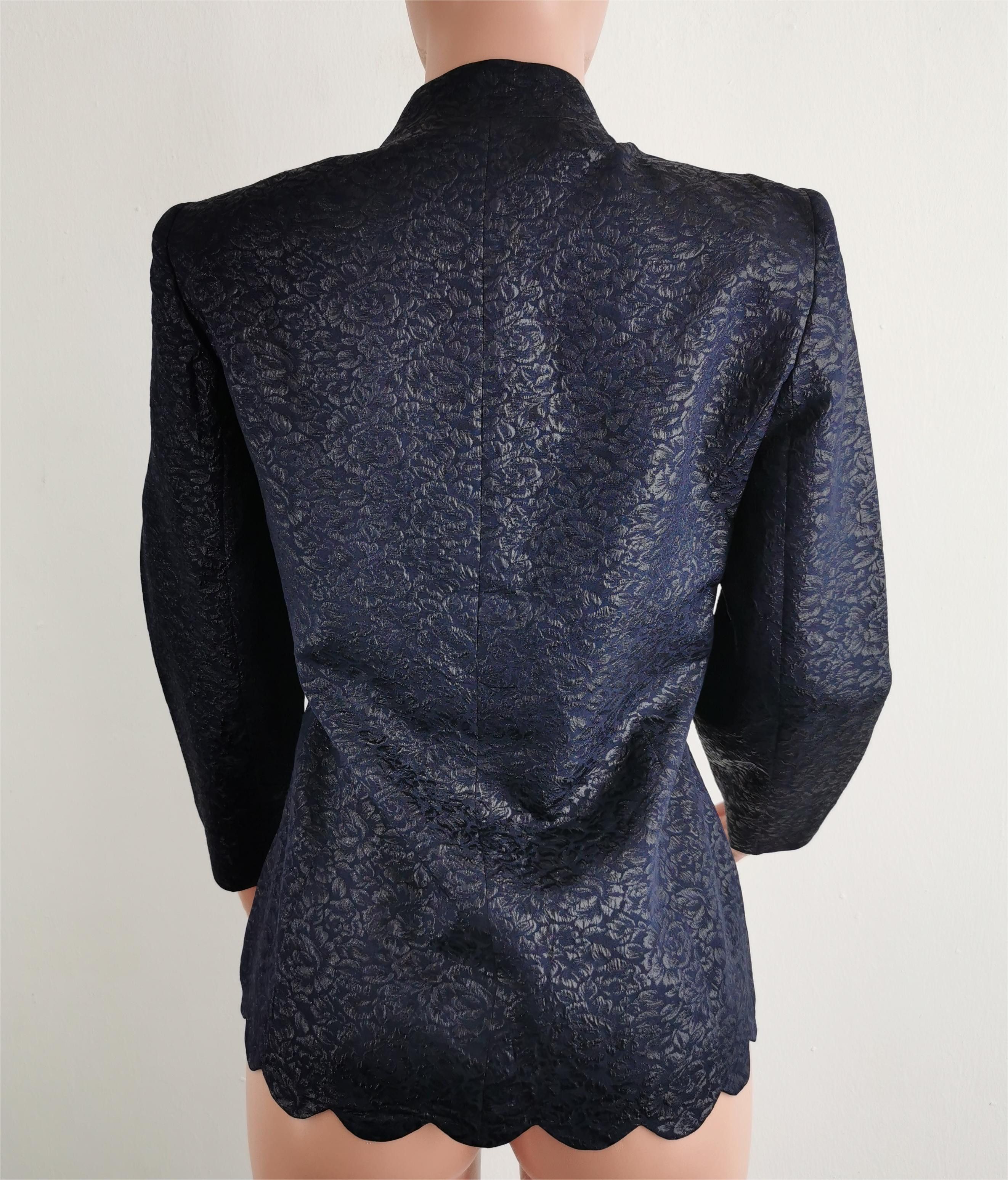 Givenchy Vintage 90's Givenchy Abstract Silk Blouse Made In Japan Size L / US 10 / IT 46 - 4 Thumbnail