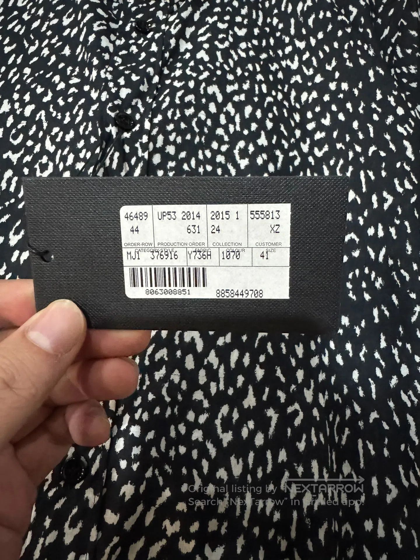 Saint Laurent Paris Saint Laurent Paris size 41 First-Year Leopard Print Shirt Size US S / EU 44-46 / 1 - 3 Thumbnail