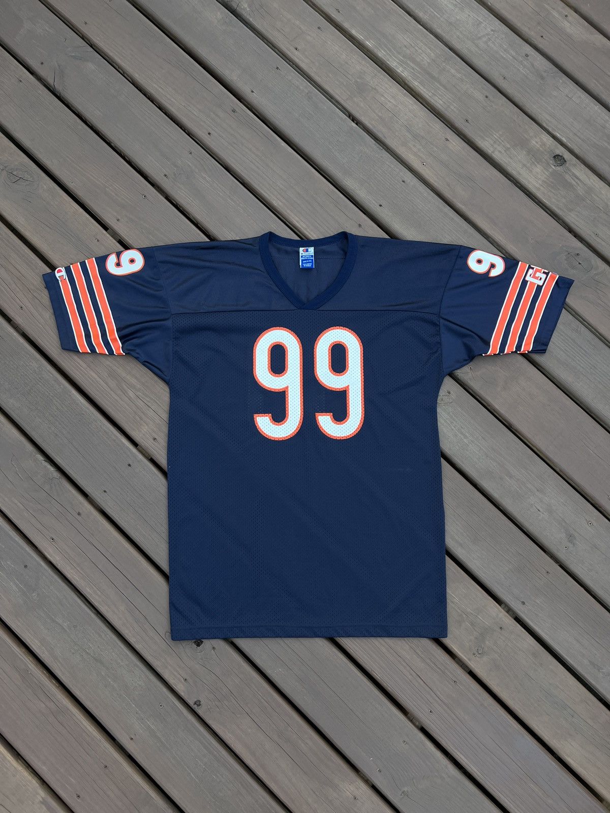 Champion × Vintage Vintage 90s Chicago Bears Jim Flanigan Made in USA Jersey Size US L / EU 52-54 / 3 - 2 Thumbnail