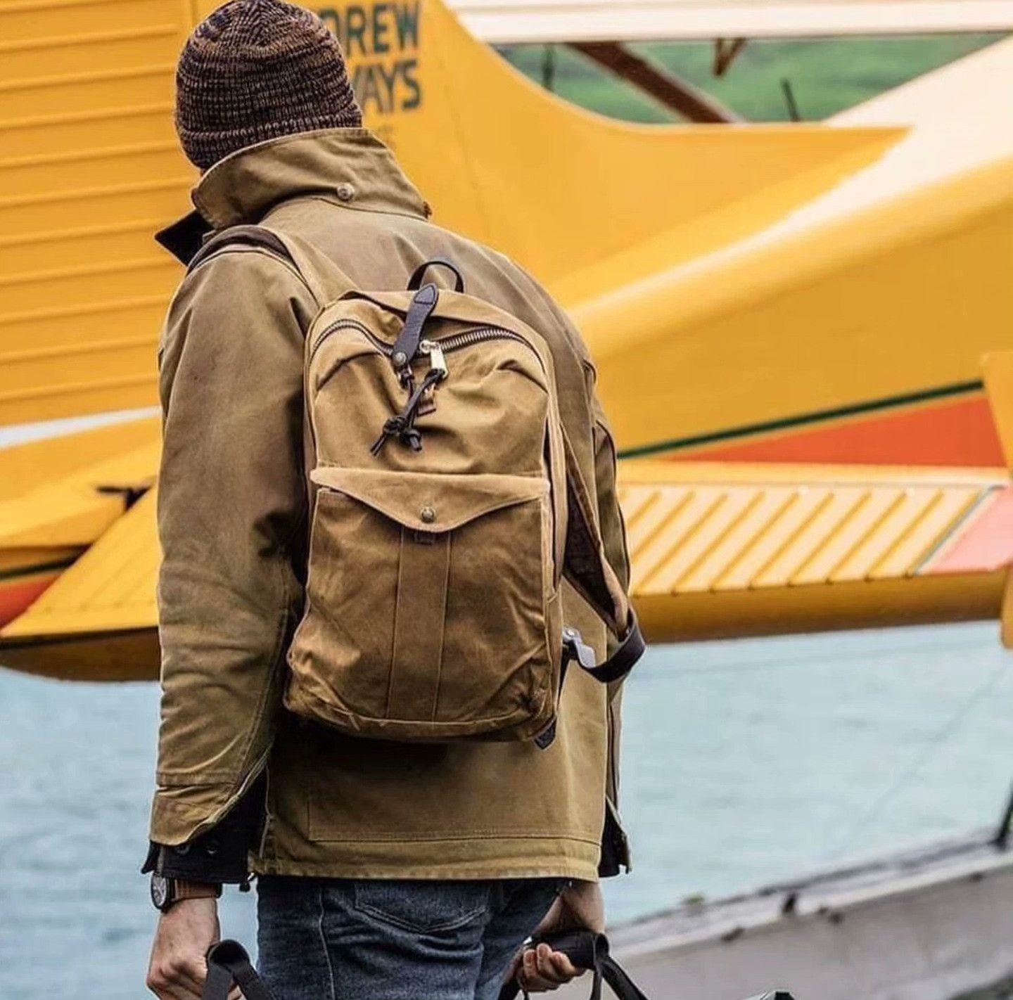 Filson 70307 Waxed Canvas Backpack