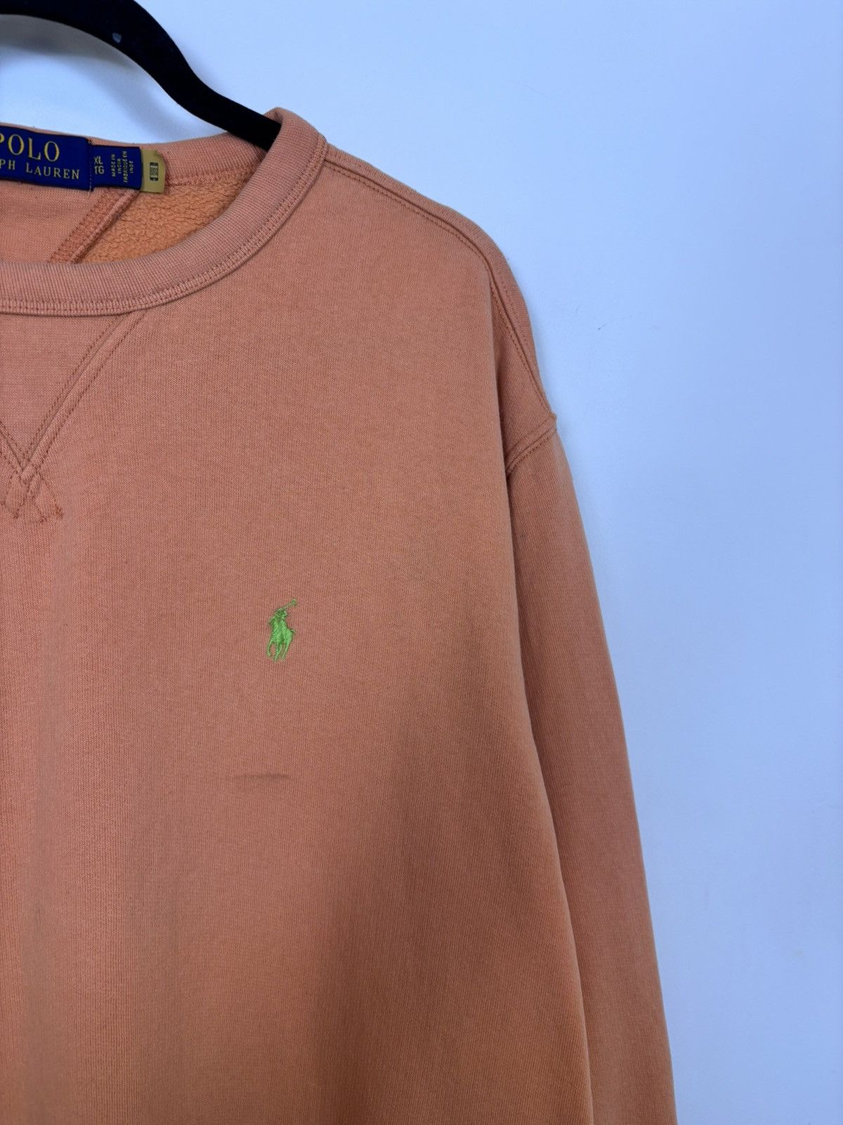Polo Ralph Lauren Polo Ralph Lauren Men’s Orange Cotton Preppy Sweatshirt Size US XL / EU 56 / 4 - 5 Thumbnail