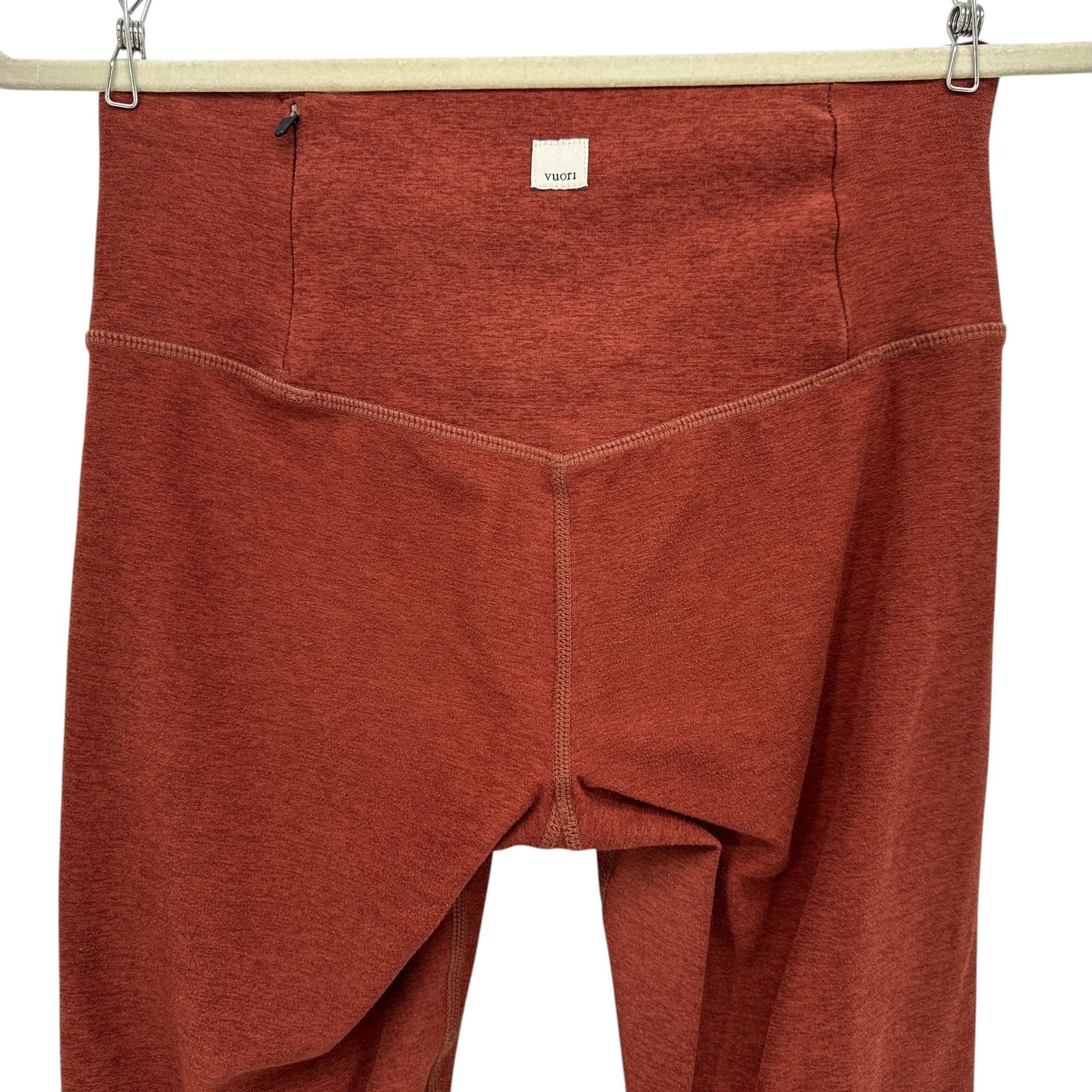 Vuori Vuori Womens Small Leggings Clean Elevation Legging Cinnamon Size 25" / US 0 / IT 36 - 5 Thumbnail