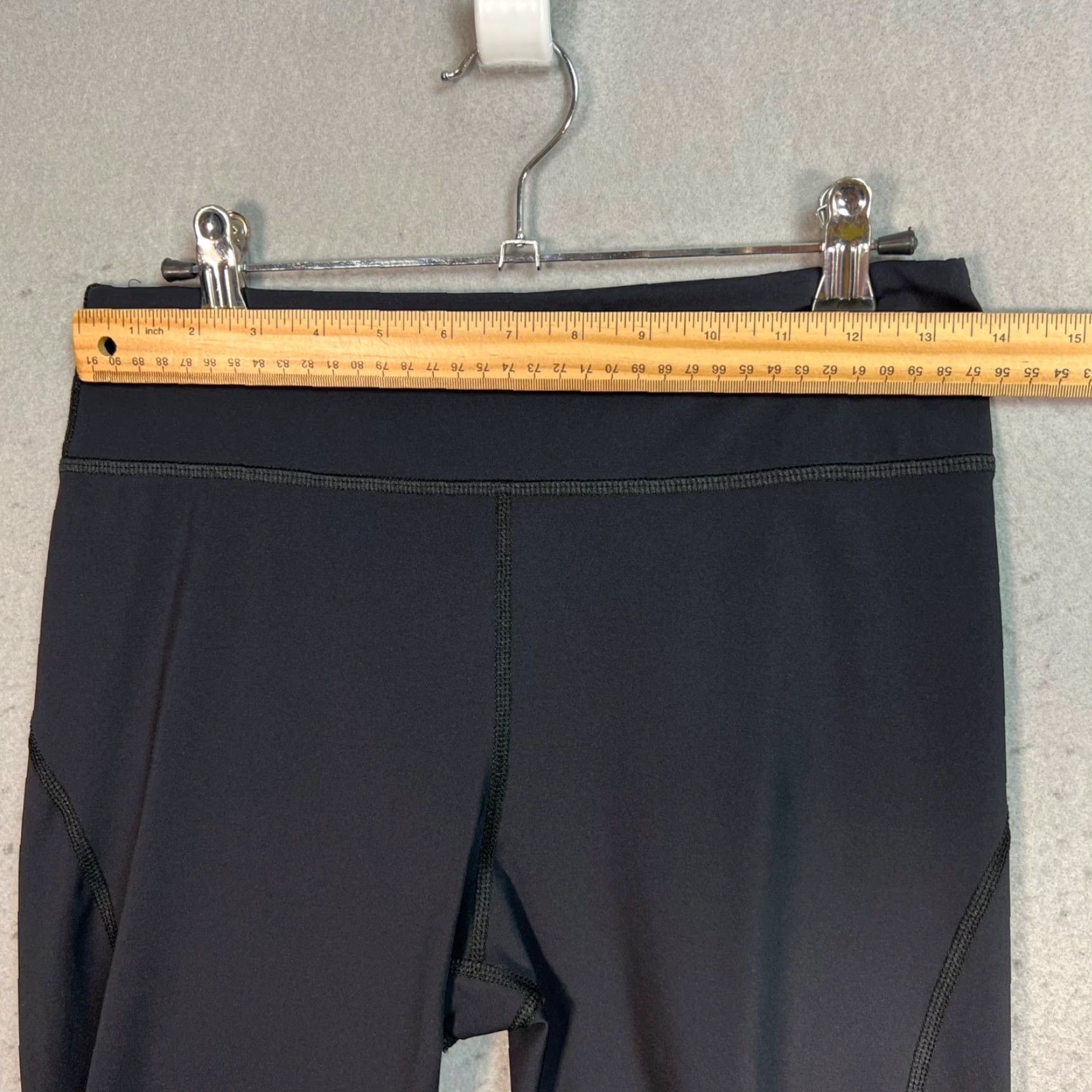 Vintage ALALA Leggings Black Womens Medium Size M Athletic Skinny Ankle Yoga Stretch Activewear Size 32" / US 10 / IT 46 - 5 Thumbnail