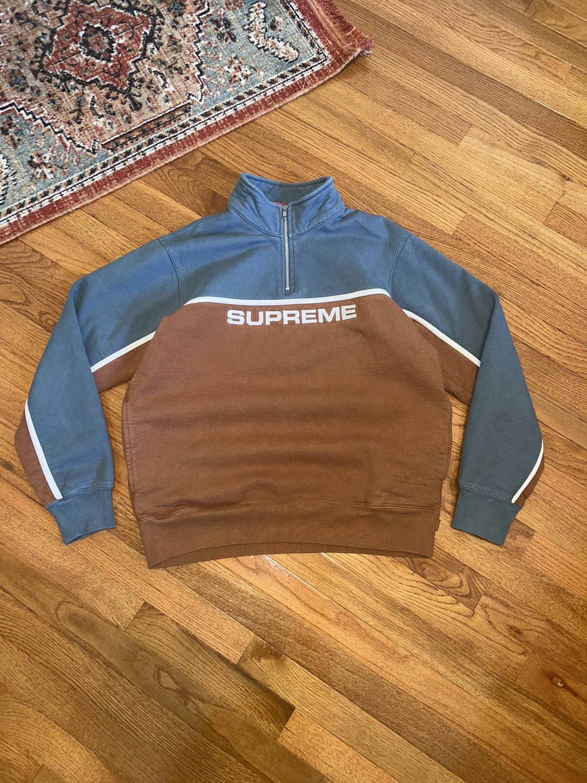 Supreme Half Zip Two Tone | Grailed