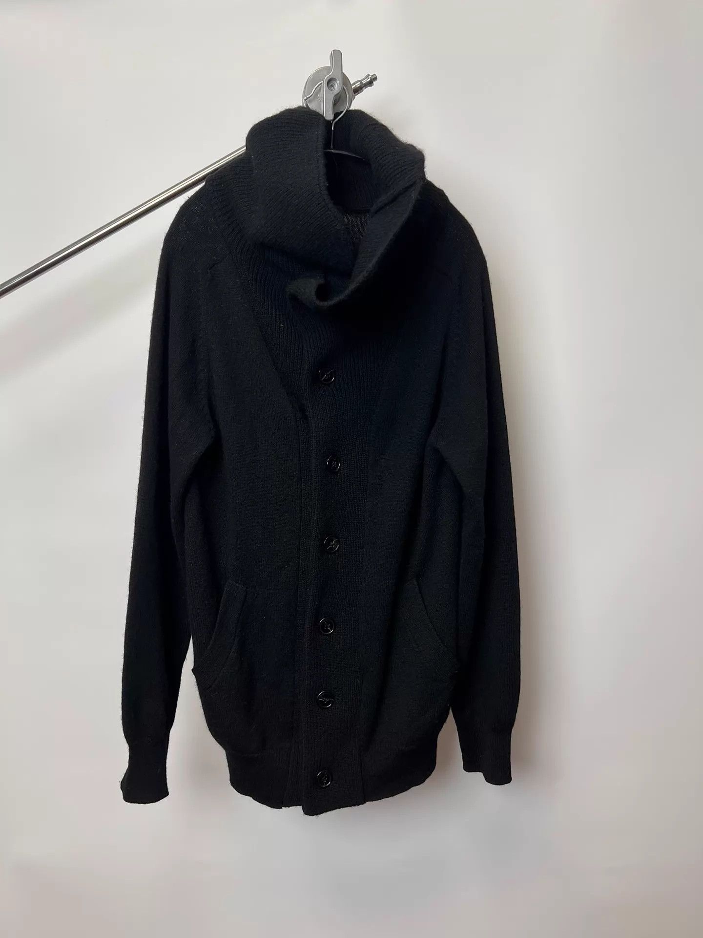 CABANE de ZUCCa Cabane de Zucca Vintage Wool Cardigan Stand/Lapels OversizeS Size S / US 4 / IT 40 - 3 Thumbnail