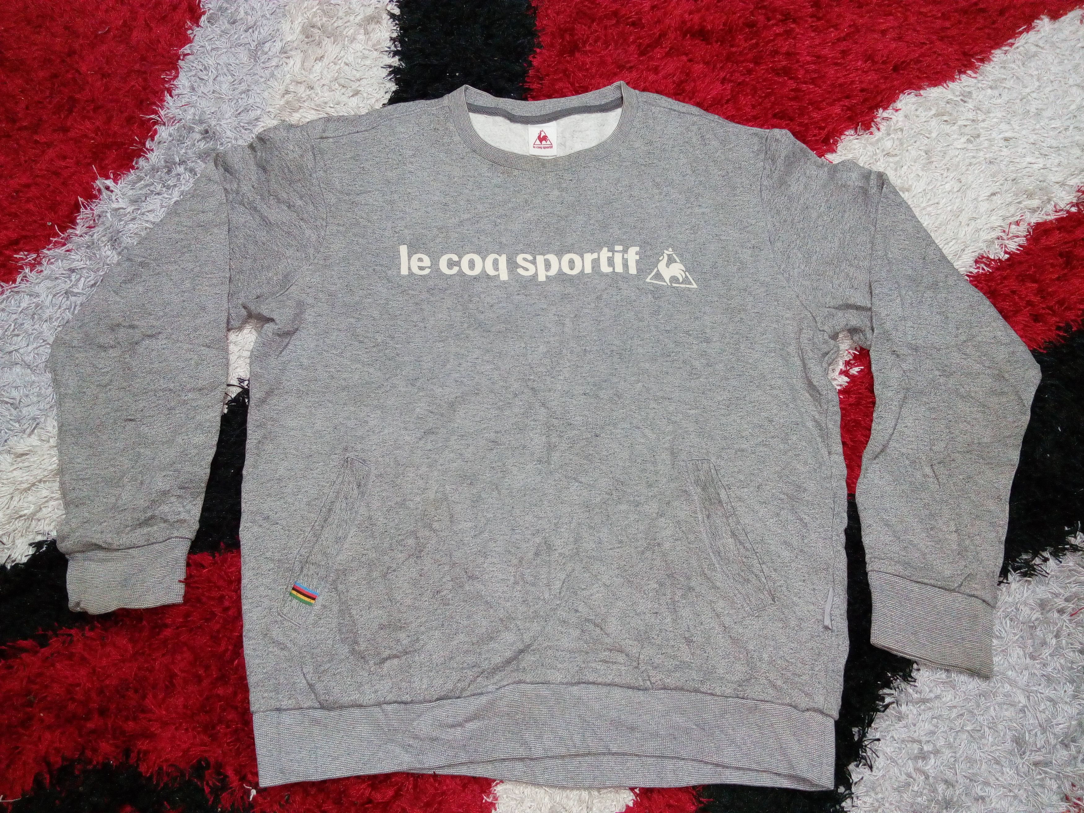 Le Coq Sportif Vintage Le Coq Sportif Sweatshirt Sweater Jumper Pullover Size US L / EU 52-54 / 3 - 2 Thumbnail