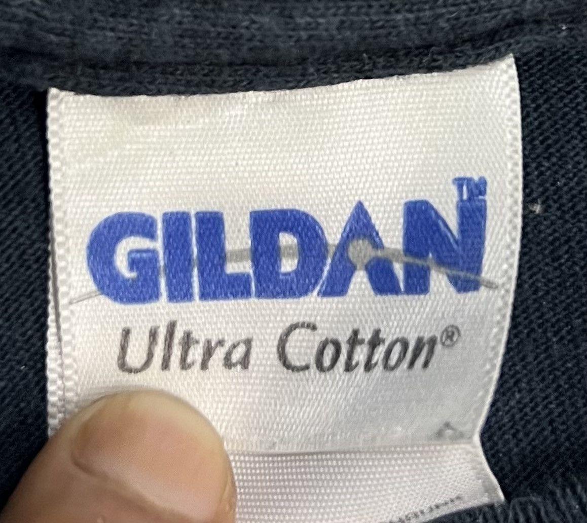 Gildan × Vintage VINTAGE GILDAN FLAMING BUFFALO SKULL SHIRT Size US L / EU 52-54 / 3 - 6 Thumbnail