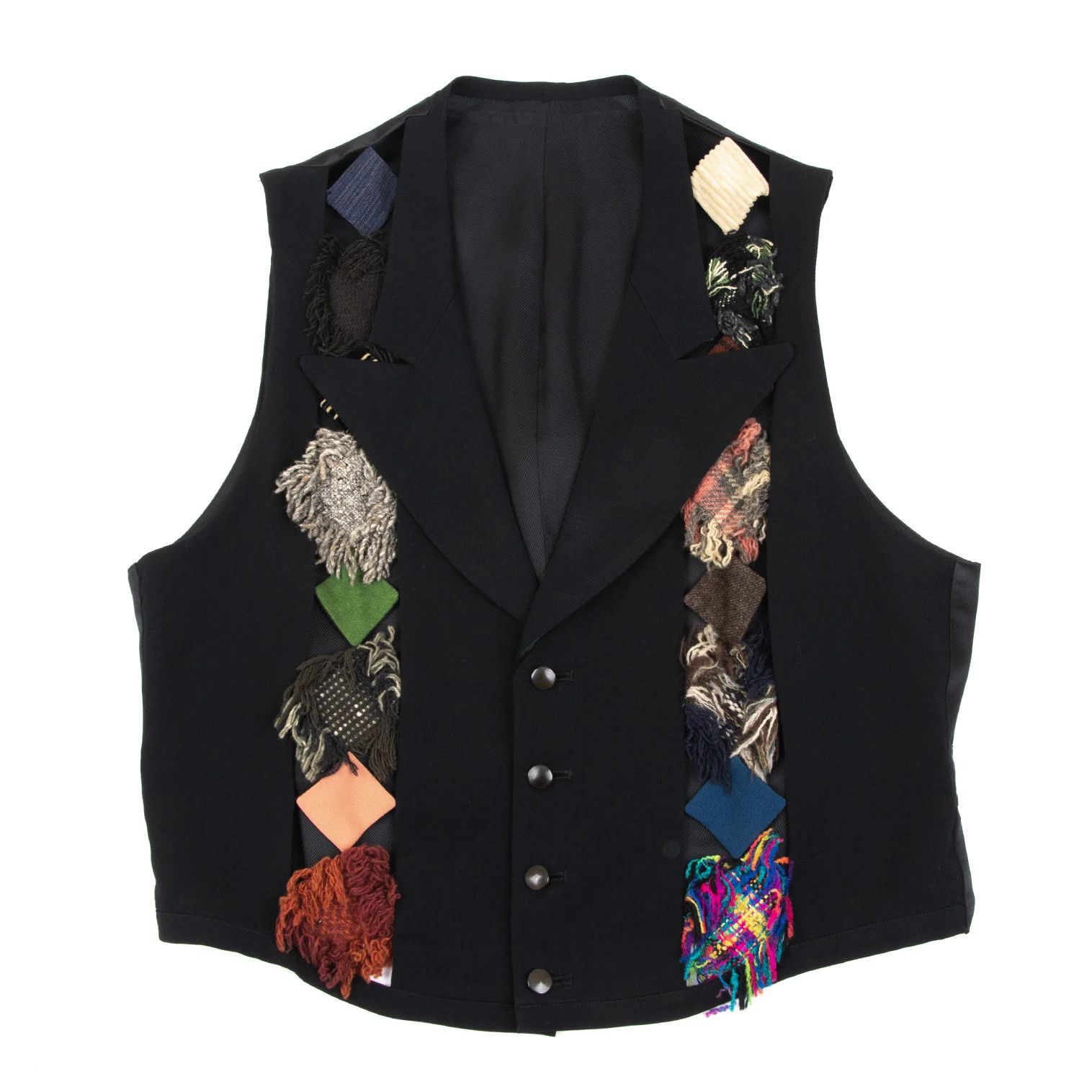 Yohji Yamamoto Yohji Yamamoto Argyle Vest in Black Size US M / EU 48-50 / 2 - 1 Thumbnail
