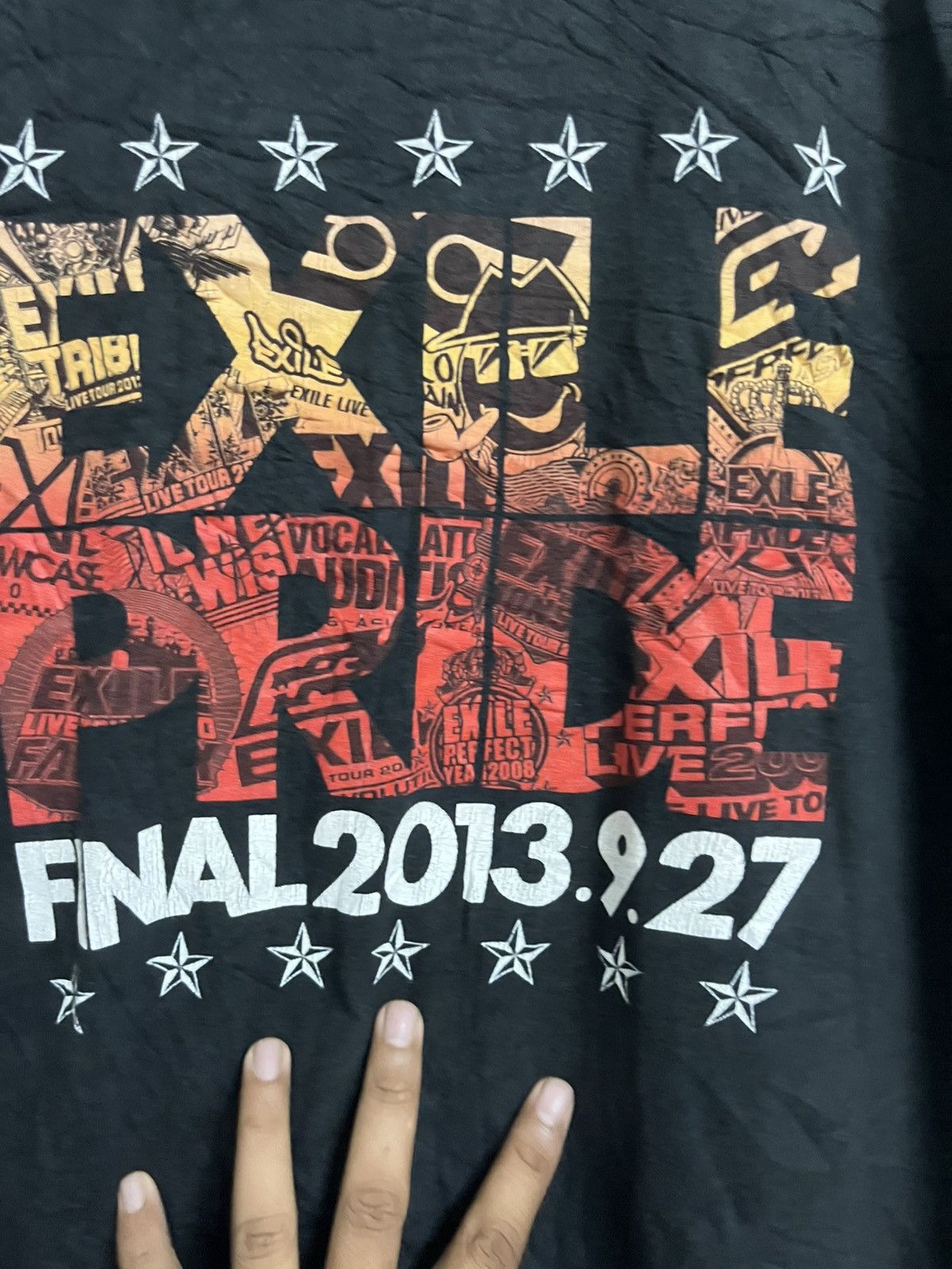 POP MART Exile Live Tour Japan Rock Band Size US L / EU 52-54 / 3 - 5 Thumbnail