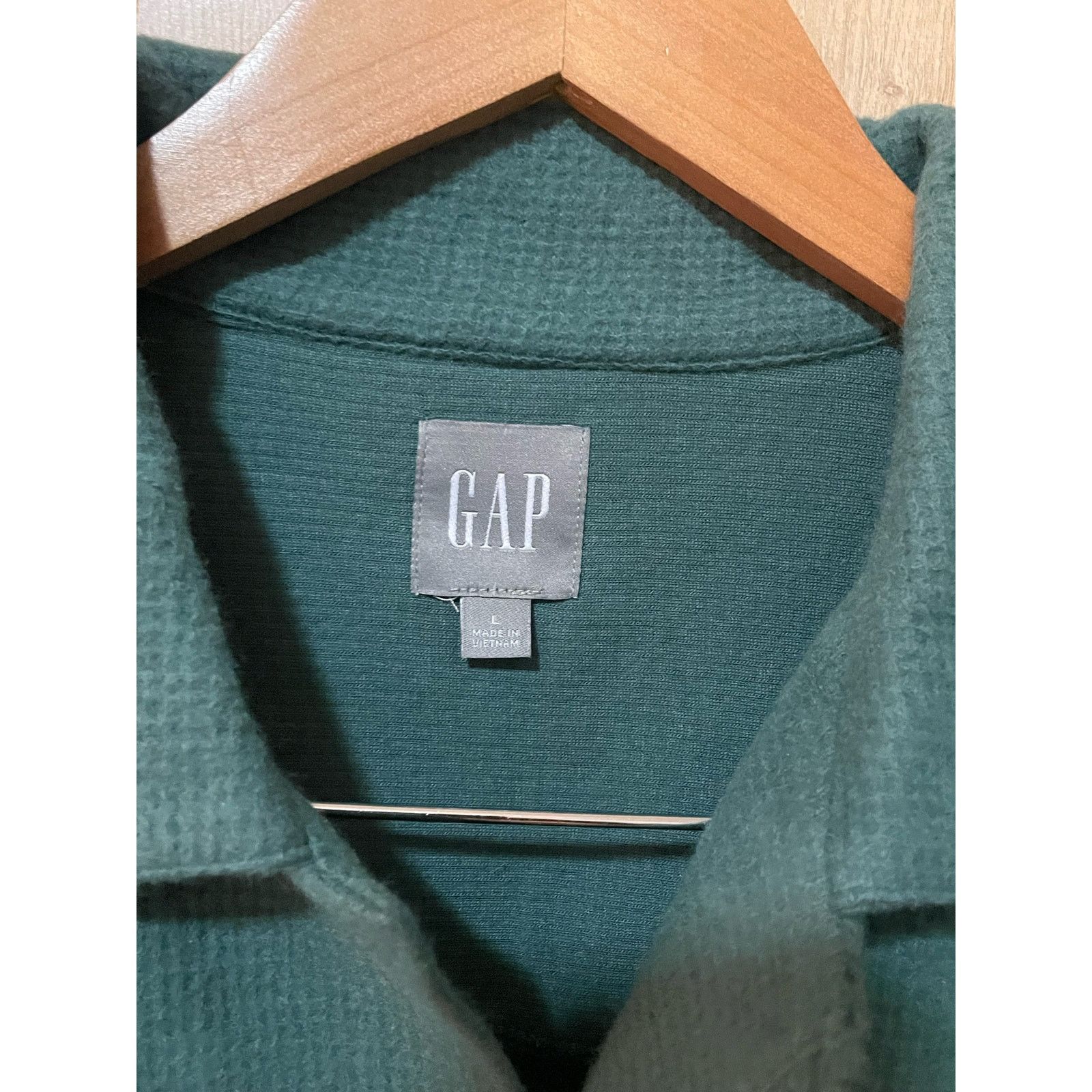 Gap Gap Men - Waffle Shirt / size L / Green / NWOT Size US L / EU 52-54 / 3 - 5 Thumbnail