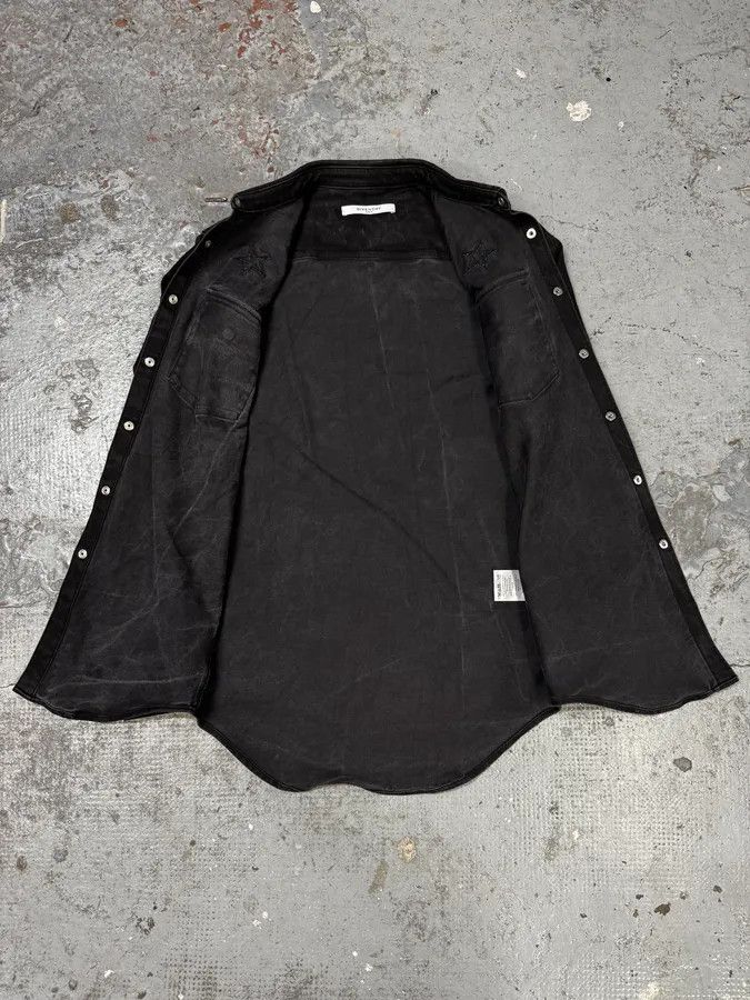 Givenchy FW2017 Givenchy Stars Black Denim Shirt Size US S / EU 44-46 / 1 - 7 Thumbnail
