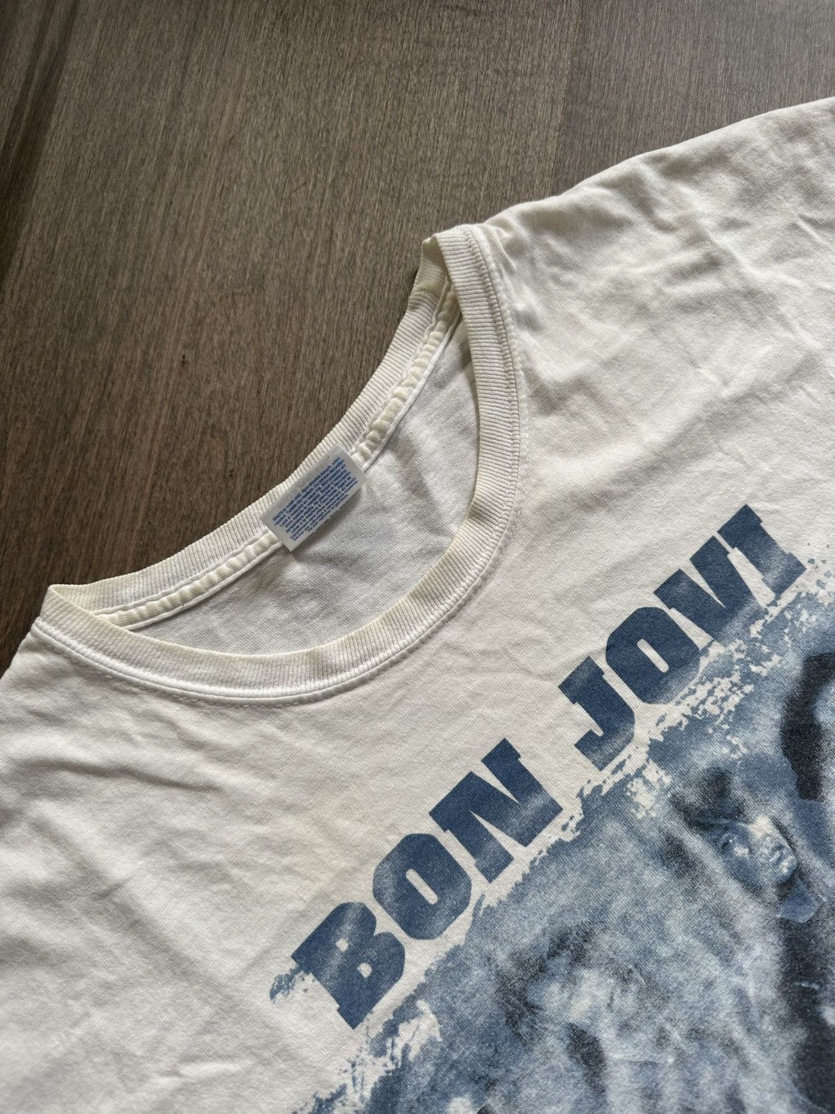 Bon Jovi × Hanes × Vintage Vintage Bon Jovi Tour Tee Size US XL / EU 56 / 4 - 4 Thumbnail