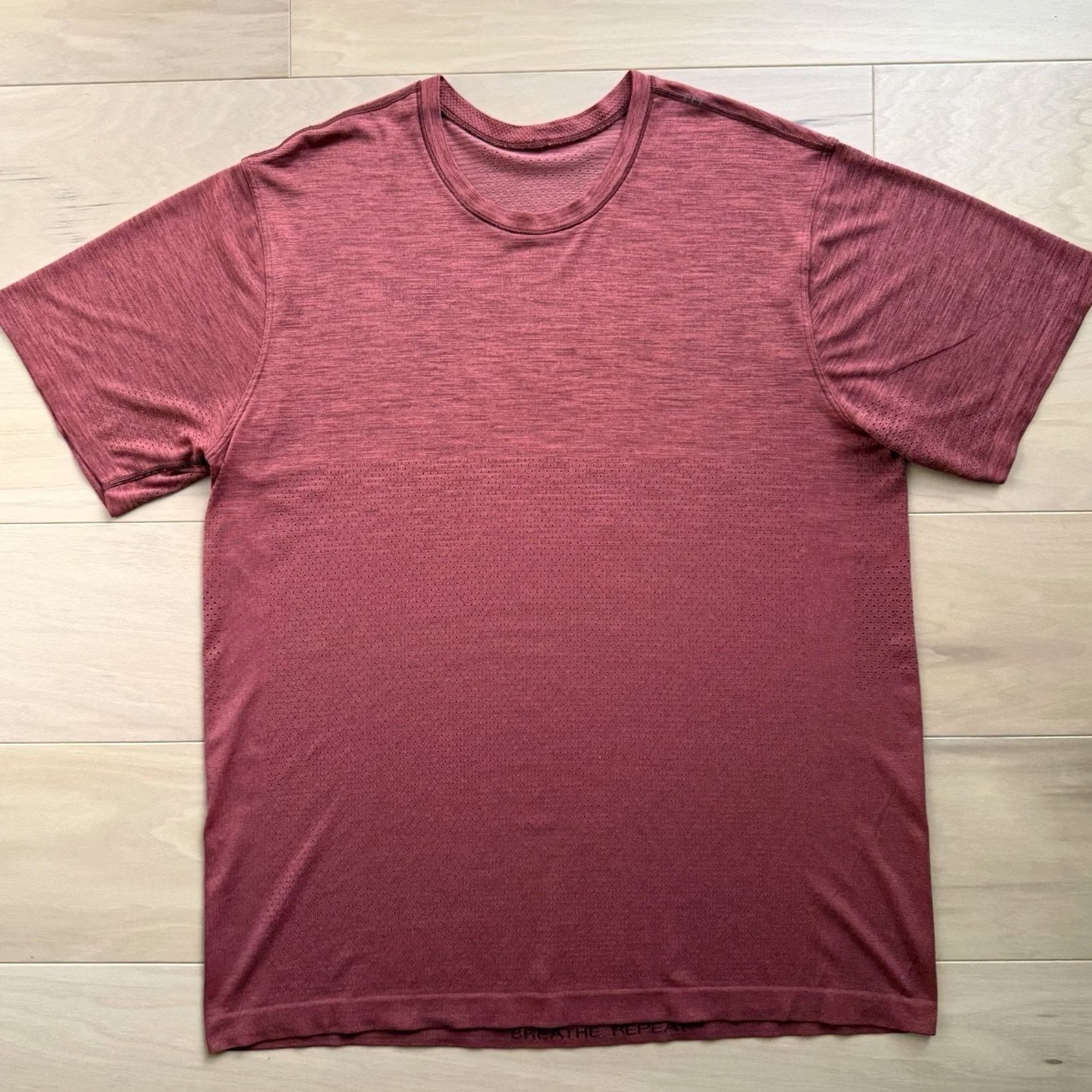 Lululemon Lululemon Vent Shirt 2XL Red T-Shirt Men Sportswear Athleisure Size US XXL / EU 58 / 5 - 2 Thumbnail