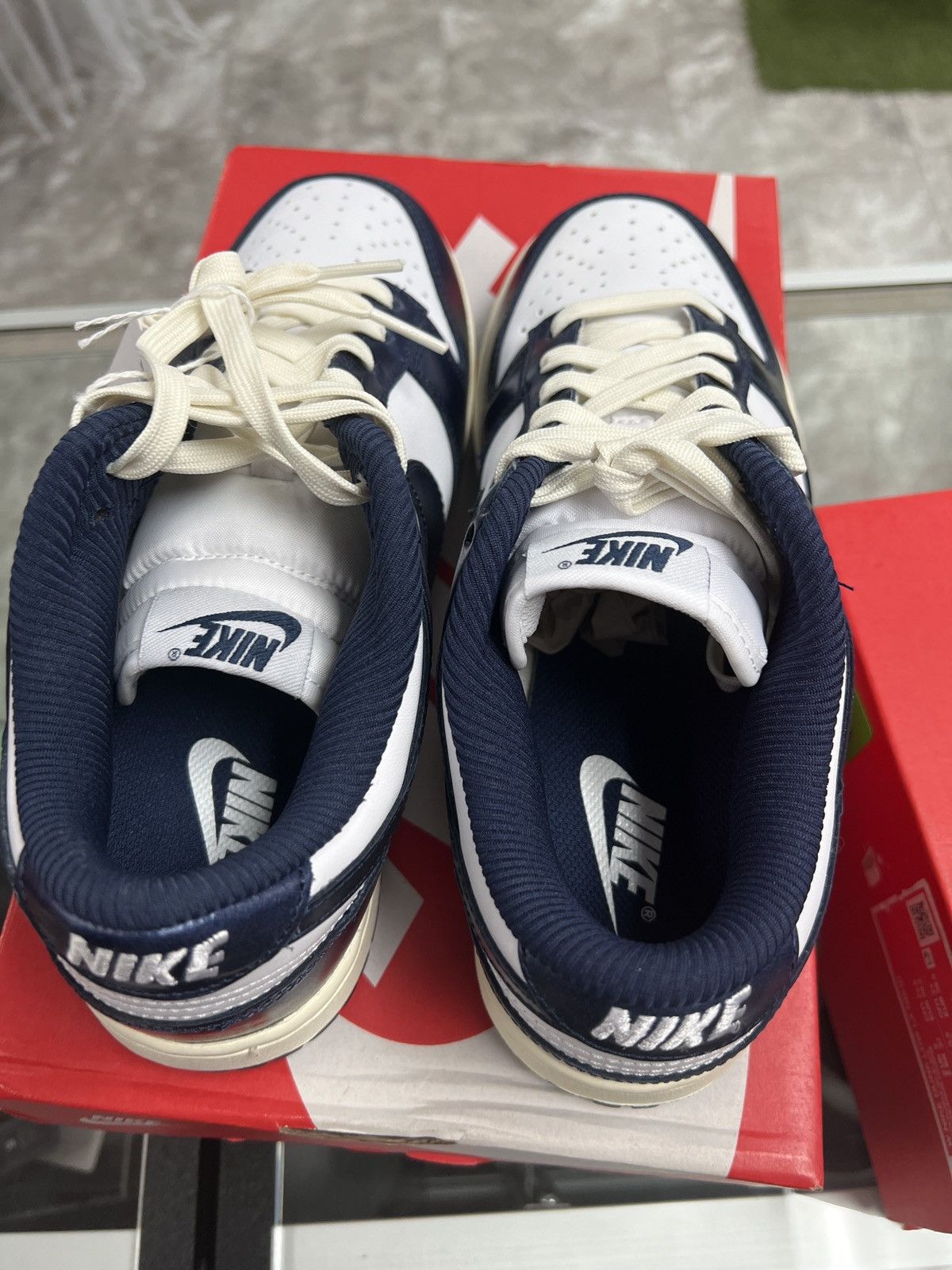 Nike Nike Dunk Low Vintage Blue Size US 9 / IT 39 - 7 Thumbnail