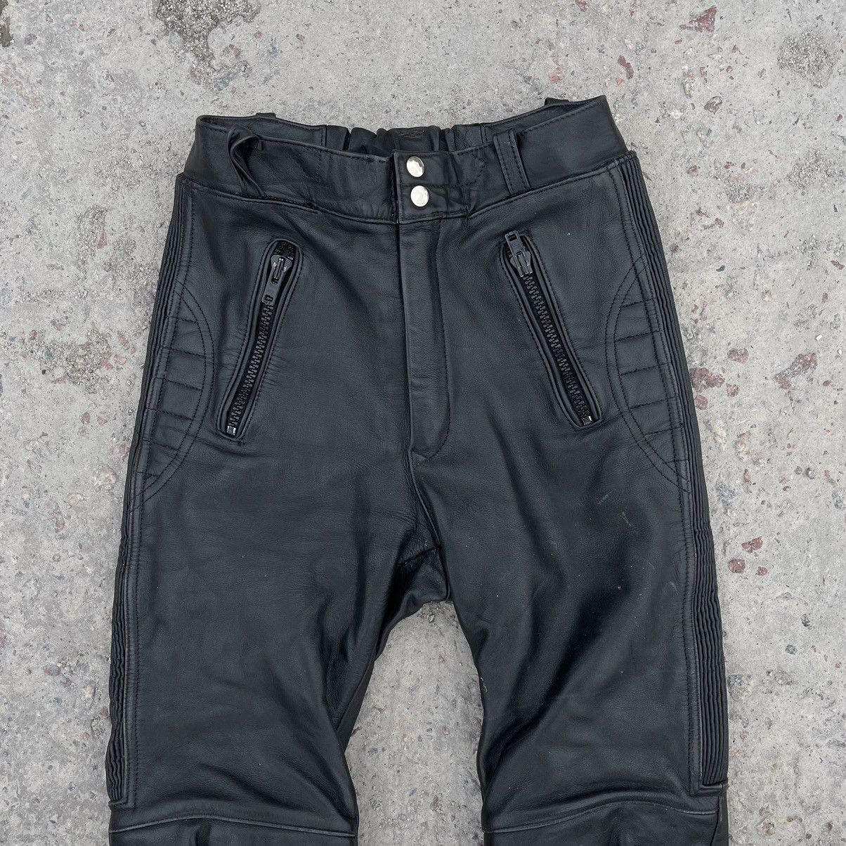 Other Vintage Moto Leather Pants Size 48 Y2K 90s USA Japanese Size US 29 - 6 Thumbnail