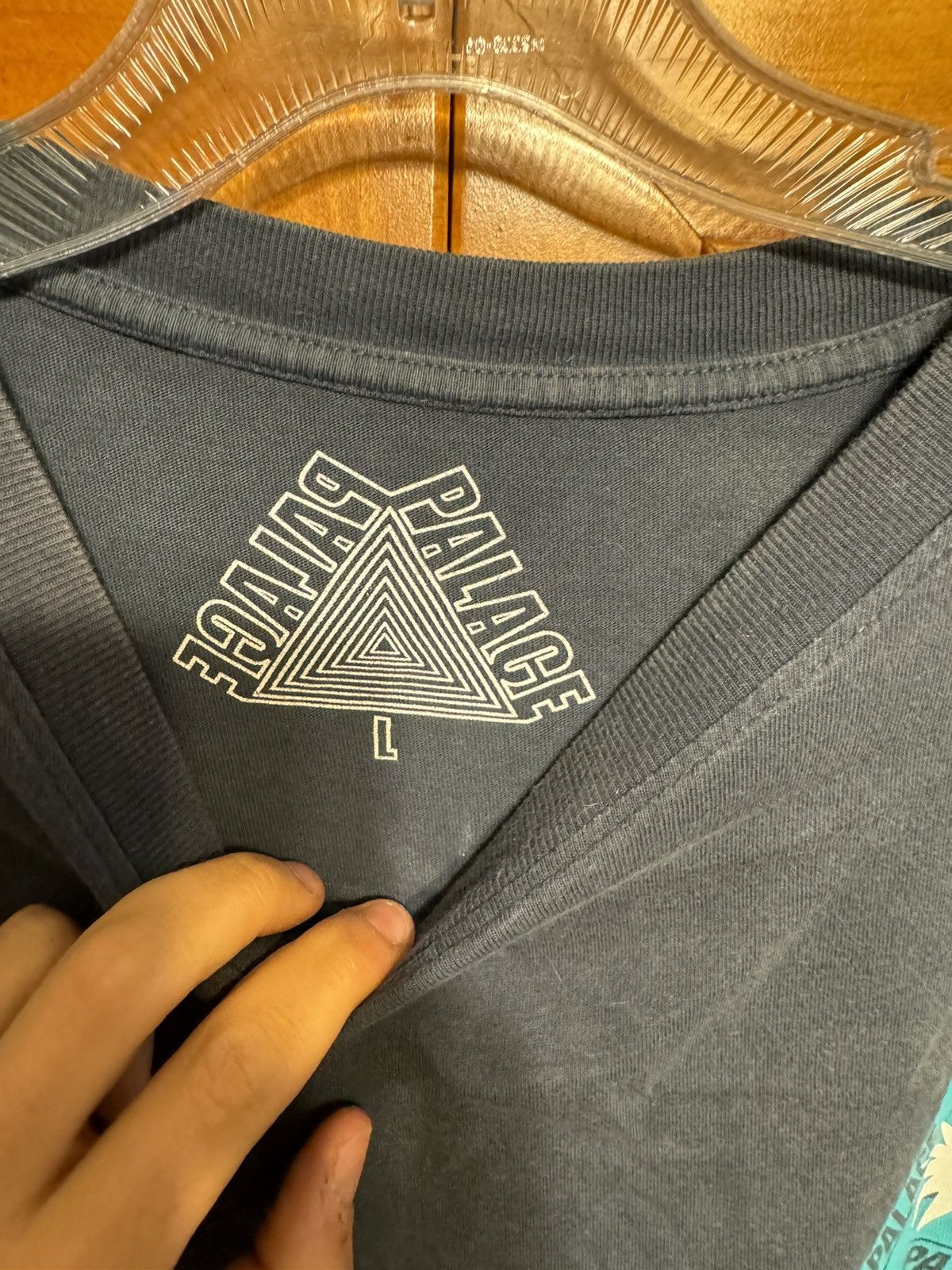 Palace Palace navy blue shirt sz large Size US L / EU 52-54 / 3 - 2 Thumbnail