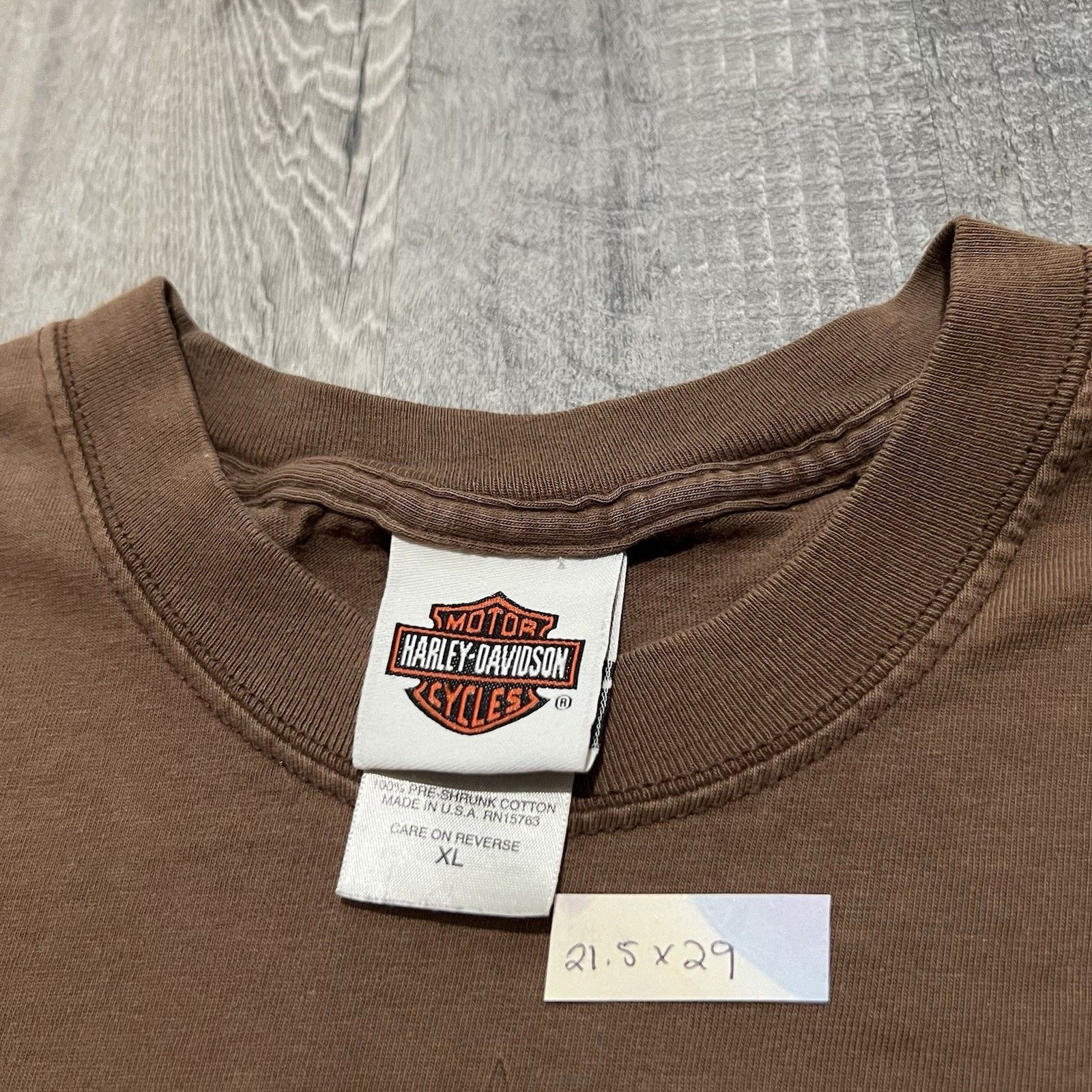 Harley Davidson VTG Harley Davidson Park City Utah Mine Tunnel Biker T Shirt Size US XL / EU 56 / 4 - 5 Thumbnail