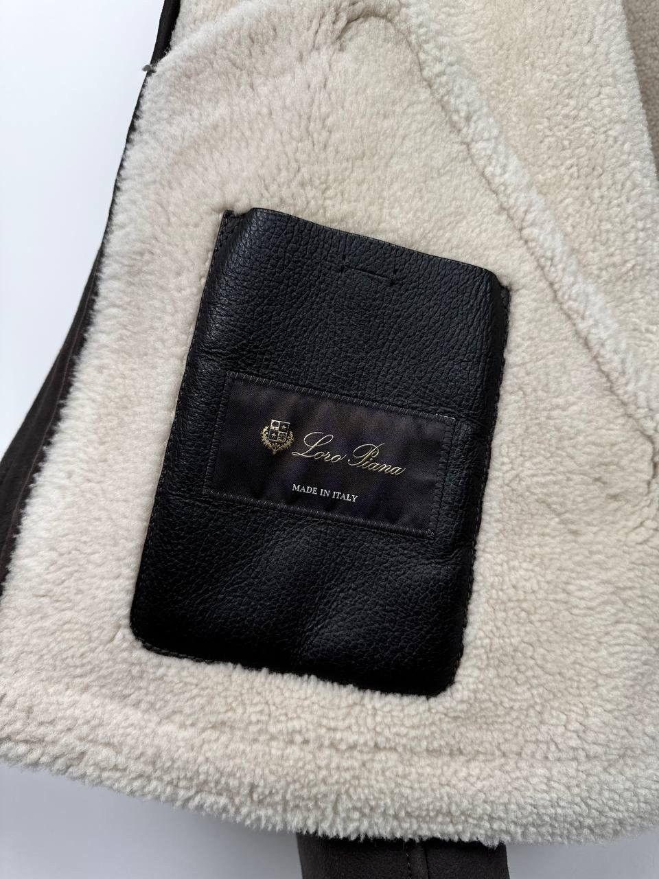 Loro Piana Loro Piana Shearling Leather Jacket Size US XL / EU 56 / 4 - 17 Thumbnail