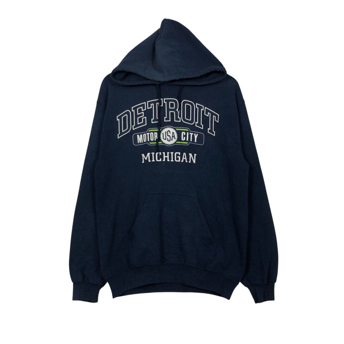 Japanese Brand 📌Vintage Hoodie Pull Over Detroit Motor City Usa Michigan Size US S / EU 44-46 / 1 - 2 Thumbnail