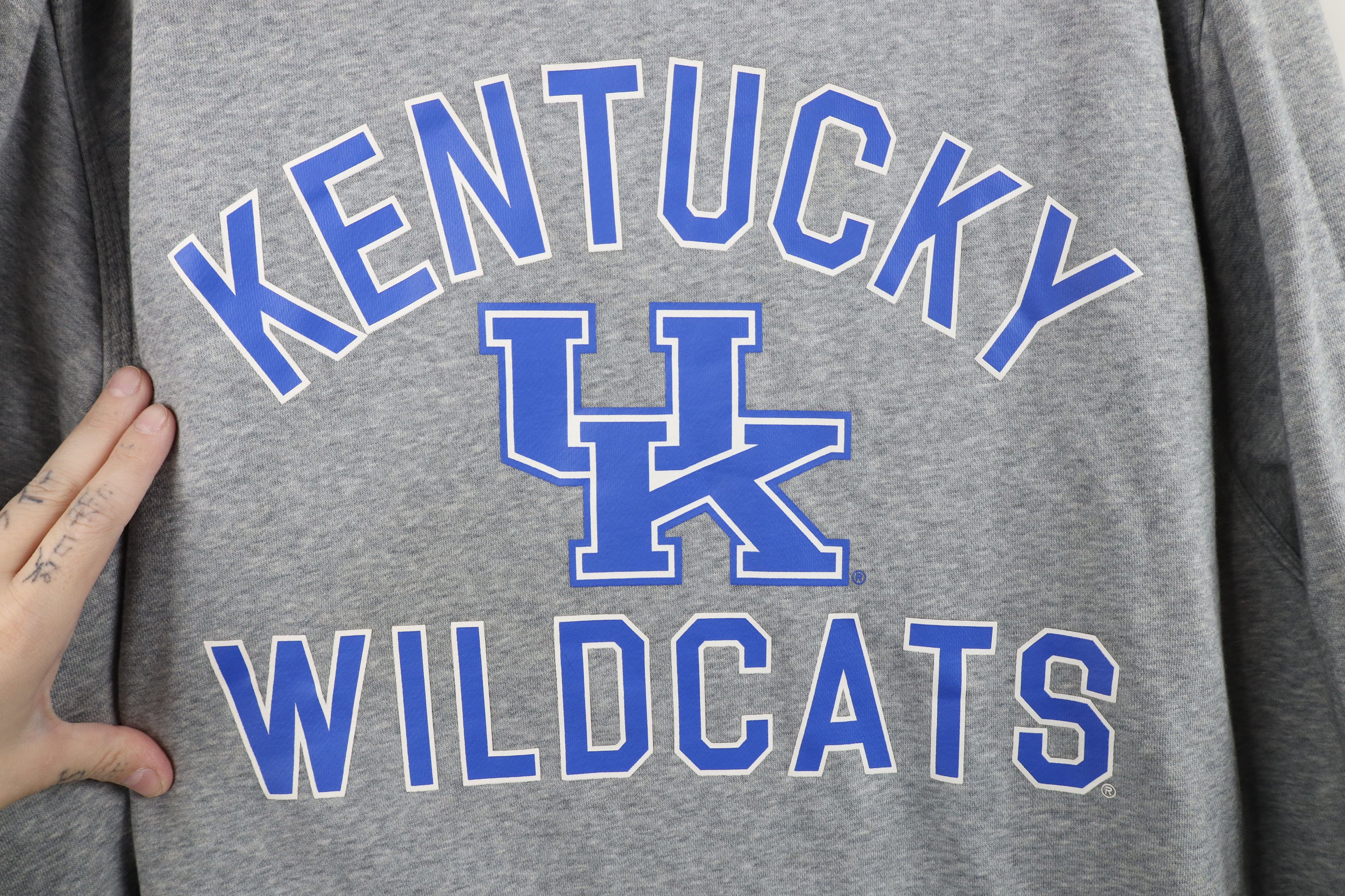Nike Nike University of Kentucky Wildcats Hoodie Sweatshirt Gray Size US XL / EU 56 / 4 - 6 Thumbnail