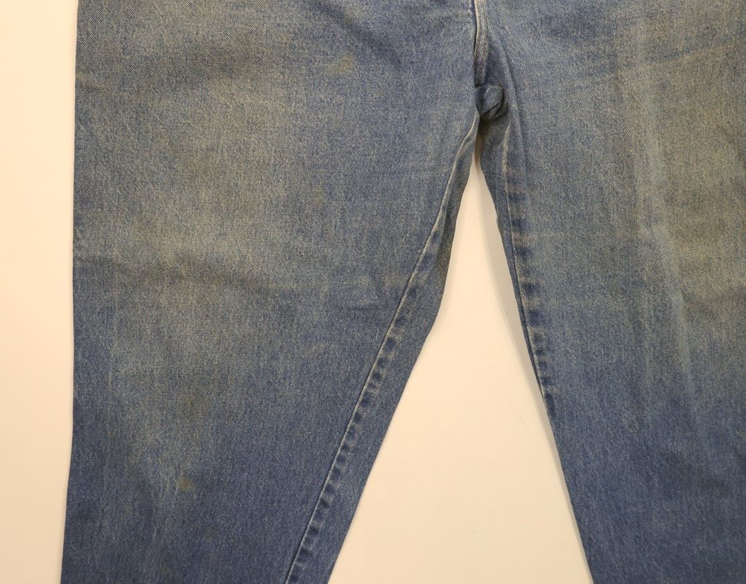 Vintage × Wrangler Vintage 80s 90s Wrangler Pleated Tapered Leg Denim Jeans USA Size US 38 / EU 54 - 6 Thumbnail