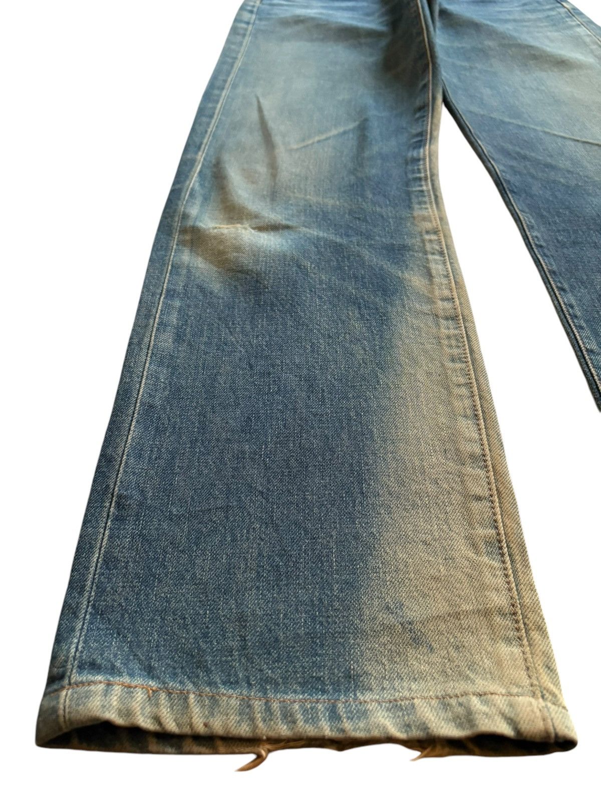 Levi's Vintage 80s Levis 502 Big E Mud Wash Japanese Selvedge Jeans Size US 30 / EU 46 - 7 Thumbnail