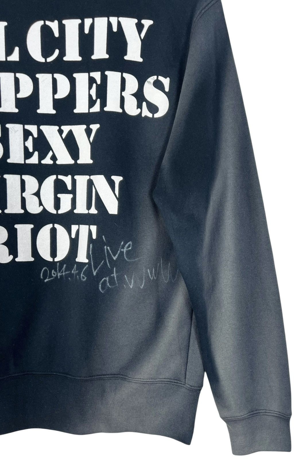 Band Tees × Japanese Brand ALL CITY STEPPERS SEXY VIRGIN RIOT ALBUM TOUR HOODIE Size US M / EU 48-50 / 2 - 6 Thumbnail