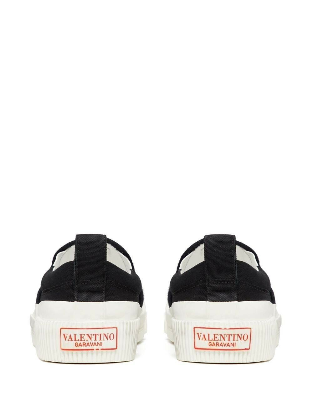 Valentino o1y0525 Low-Top Sneakers in White/Black Size US 6.5 / EU 39-40 - 4 Thumbnail