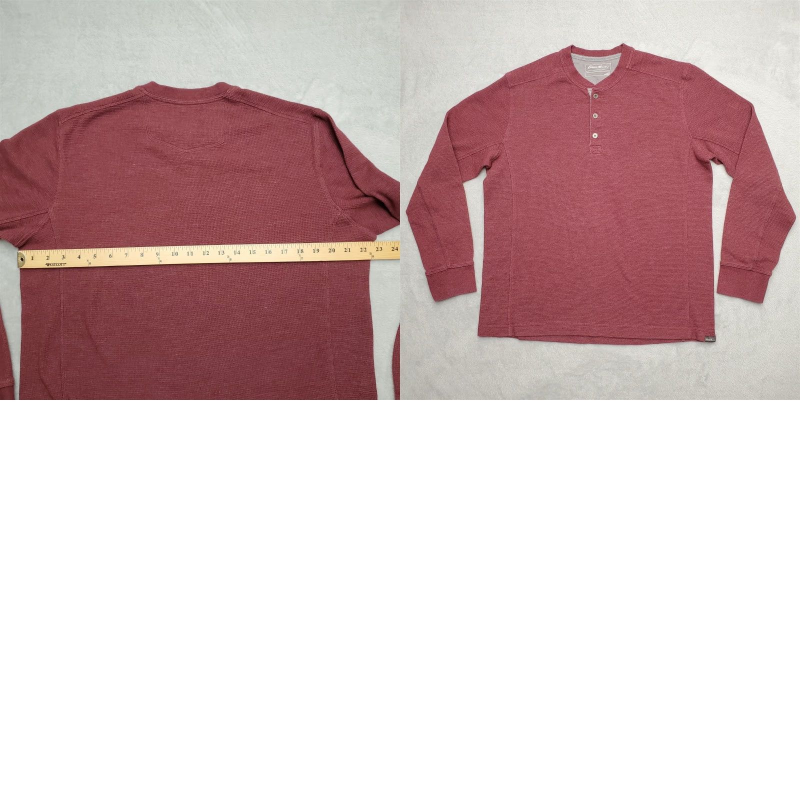 Eddie Bauer Eddie Bauer Shirt Mens Large Red Henley Thermal Cotton Blend Button Outdoor Camp Shirt Mens Large Red Henley Thermal Cotton Blend Outdoor Camp Size US S / EU 44-46 / 1 - 8 Thumbnail