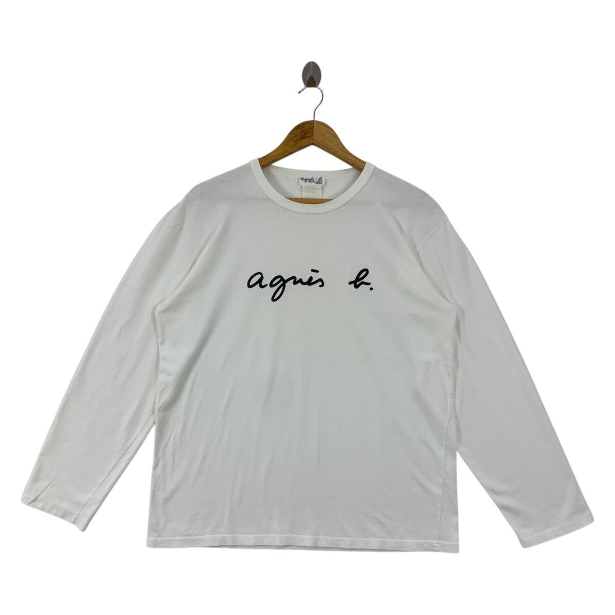 Designer × agnes b. AGNES B Og spellout Long sleeve tee Size US L / EU 52-54 / 3 - 1 Thumbnail
