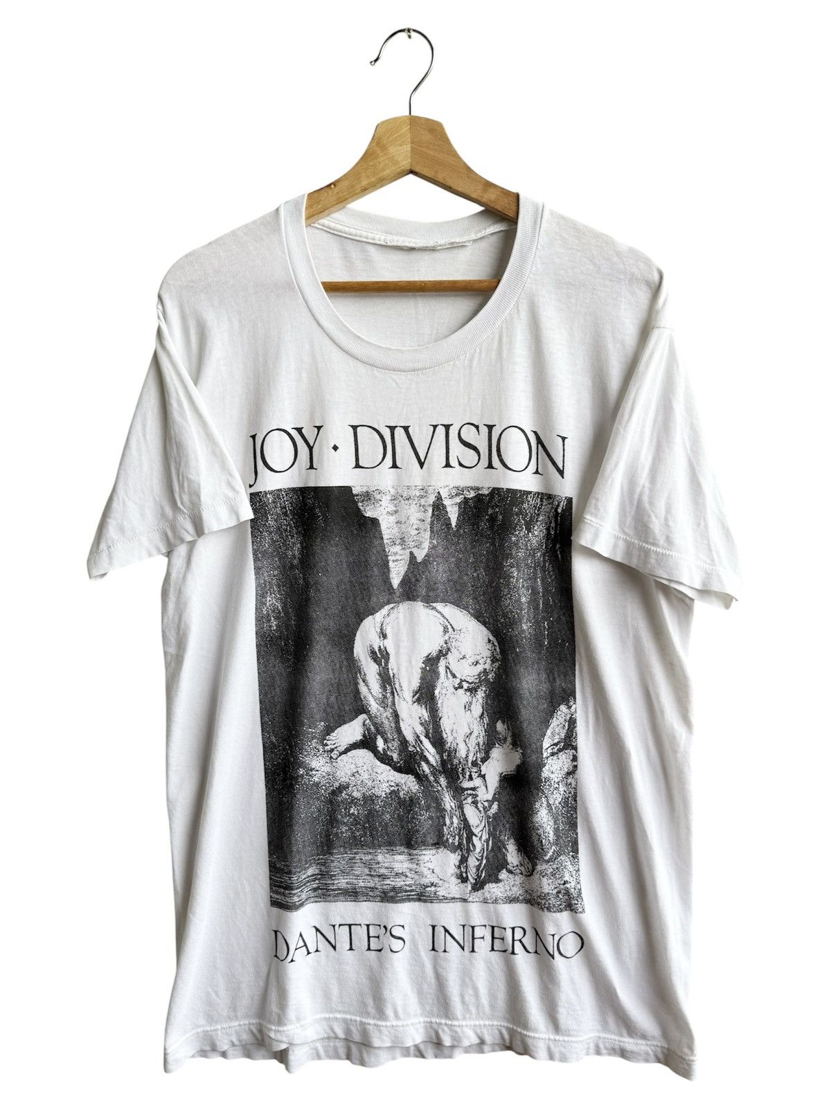 Band Tees 🔥🔥 Vintage 90s JOY DIVISION Dante's Inferno tee Size US L / EU 52-54 / 3 - 1 Thumbnail
