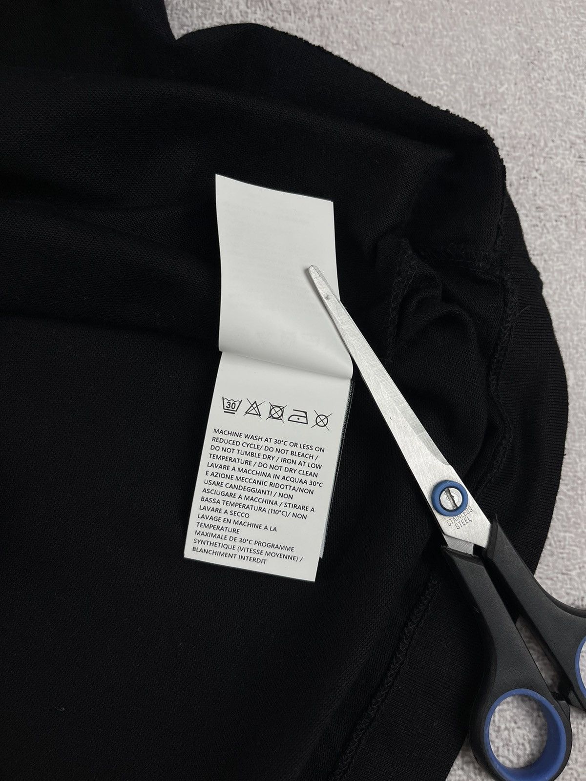 Off-White Off-White Logo Cotton T-Shirt Black Size L Size US L / EU 52-54 / 3 - 7 Thumbnail