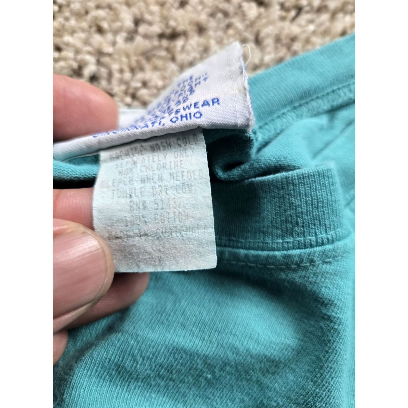 Disney VINTAGE Disney Winnie The Pooh T Shirt 3XL Mens Teal Blue Short Sleeve Tigger 90s Shirt Mens 90s Cartoon Classic Disney Size US XXL / EU 58 / 5 - 7 Thumbnail