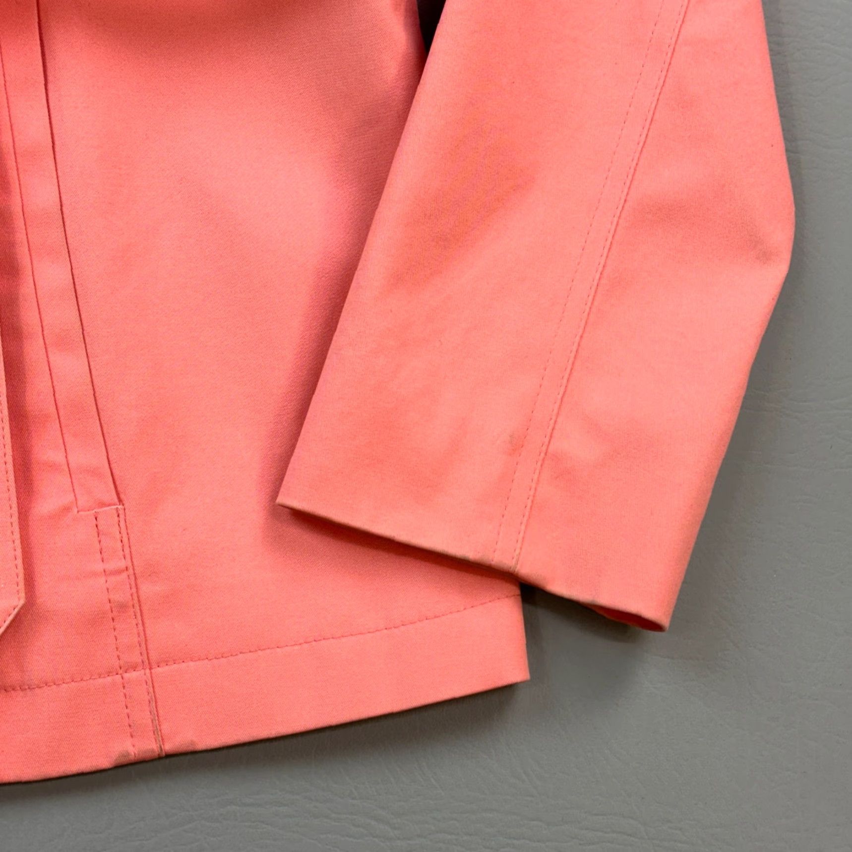 Brooks Brothers Brooks Brothers 346 Jacket Women’s 6 Coral Double Breasted Stretch Trench Coat Casual Workwear Travel Shirt Coat Mens Womens Boys Girls Size M / US 6-8 / IT 42-44 - 2 Thumbnail